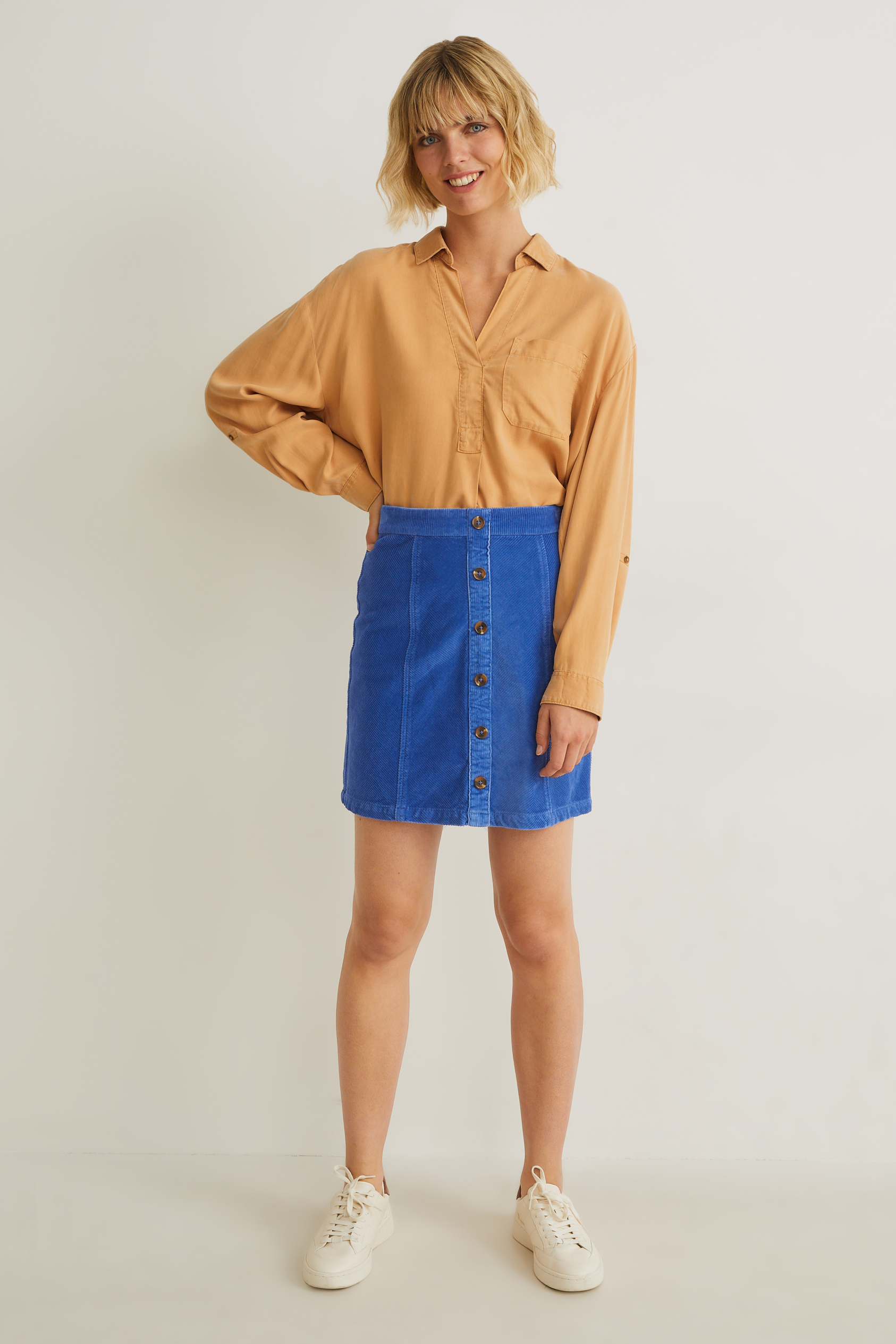 Corduroy skirt