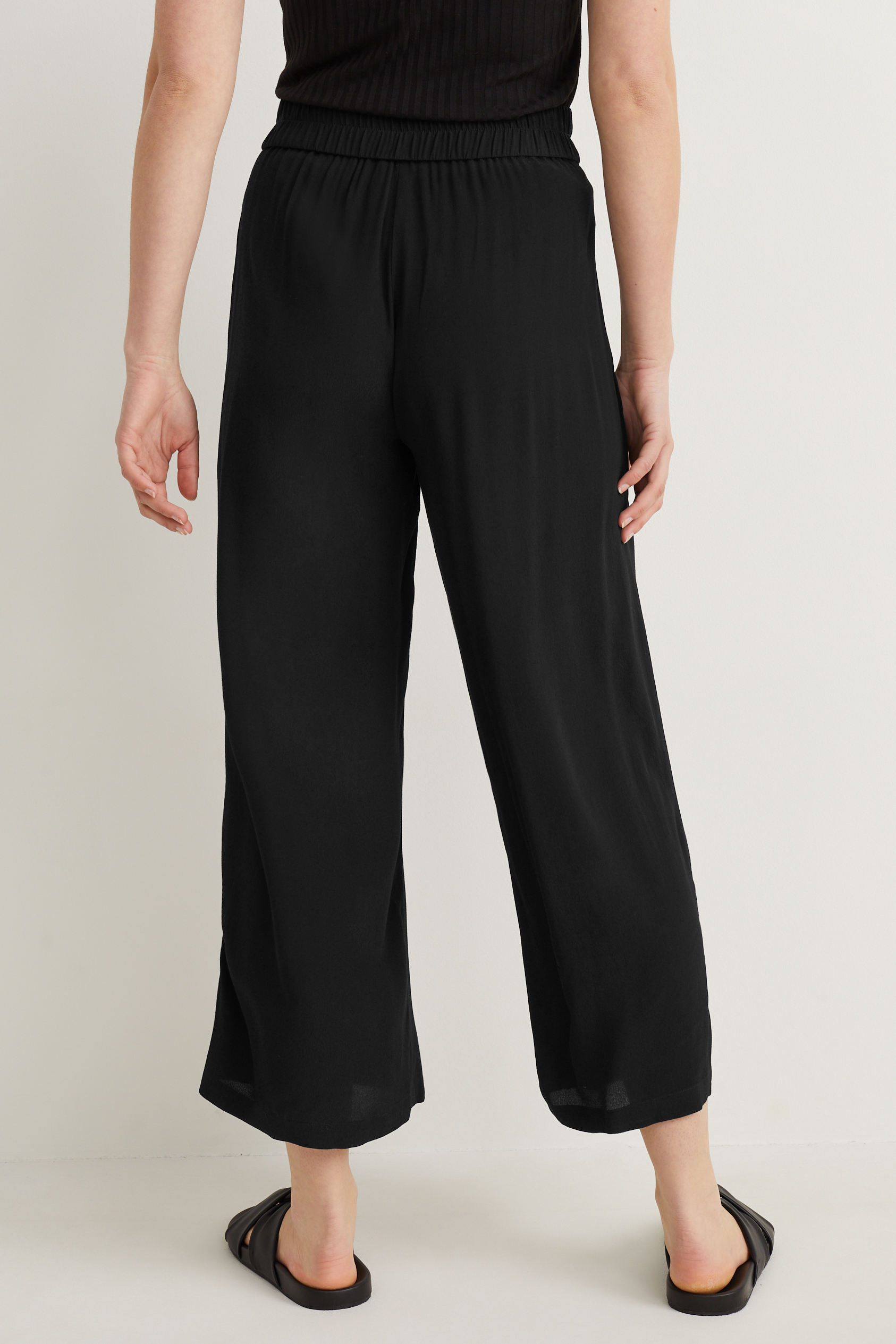 Cloth trousers - high waist - recycled