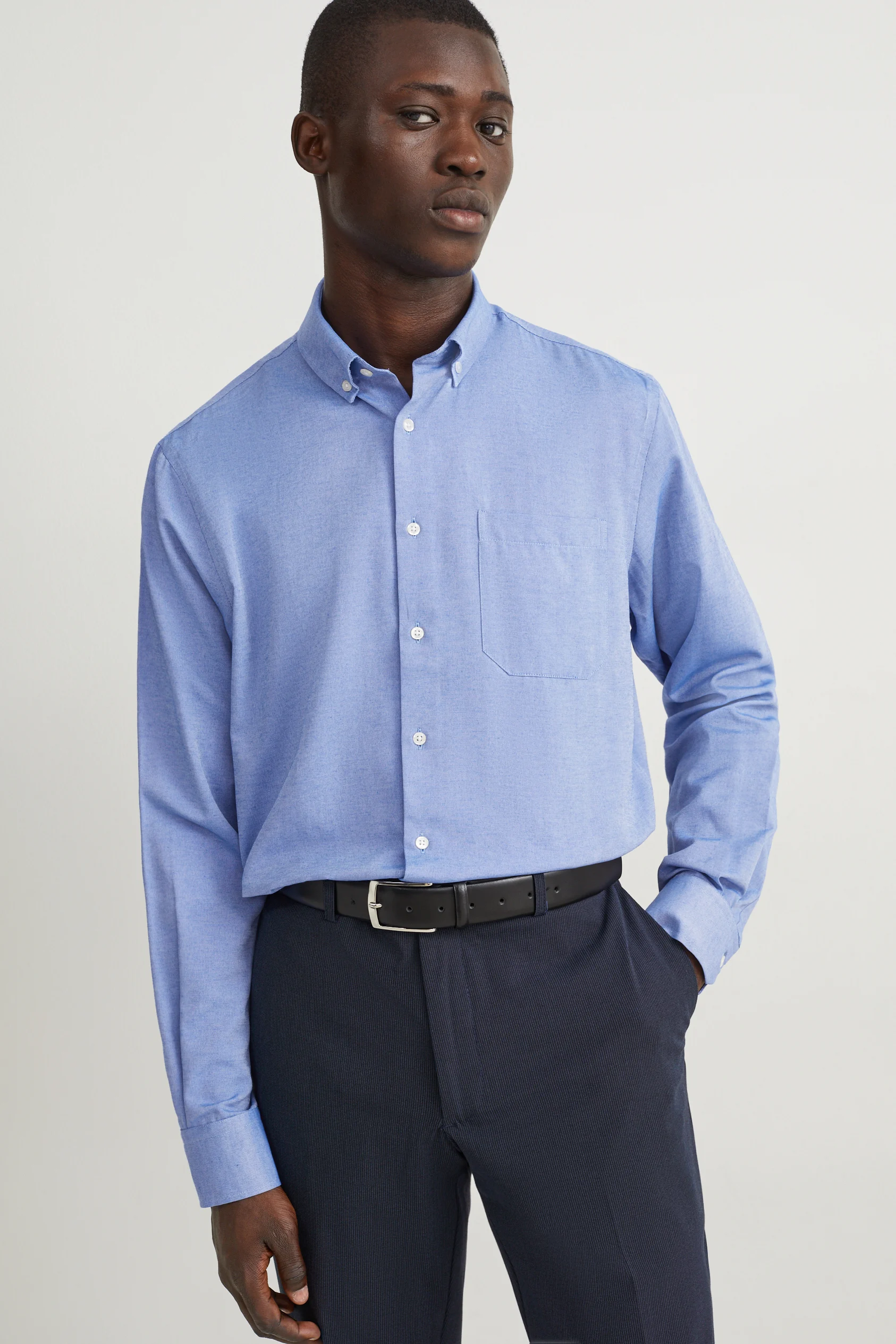 Oxford shirt - regular fit - button-down collar