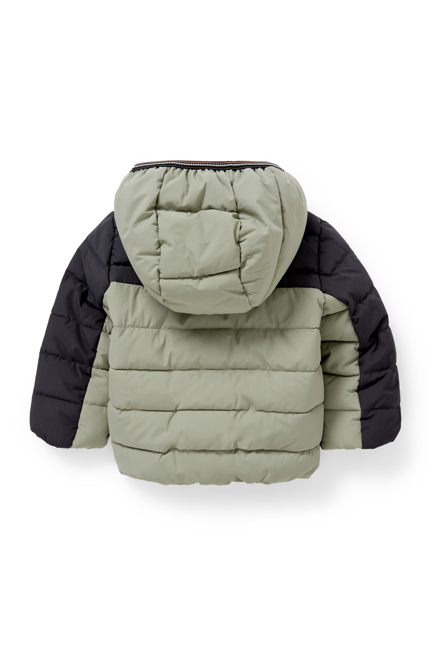 Baby quilted jacket with hood