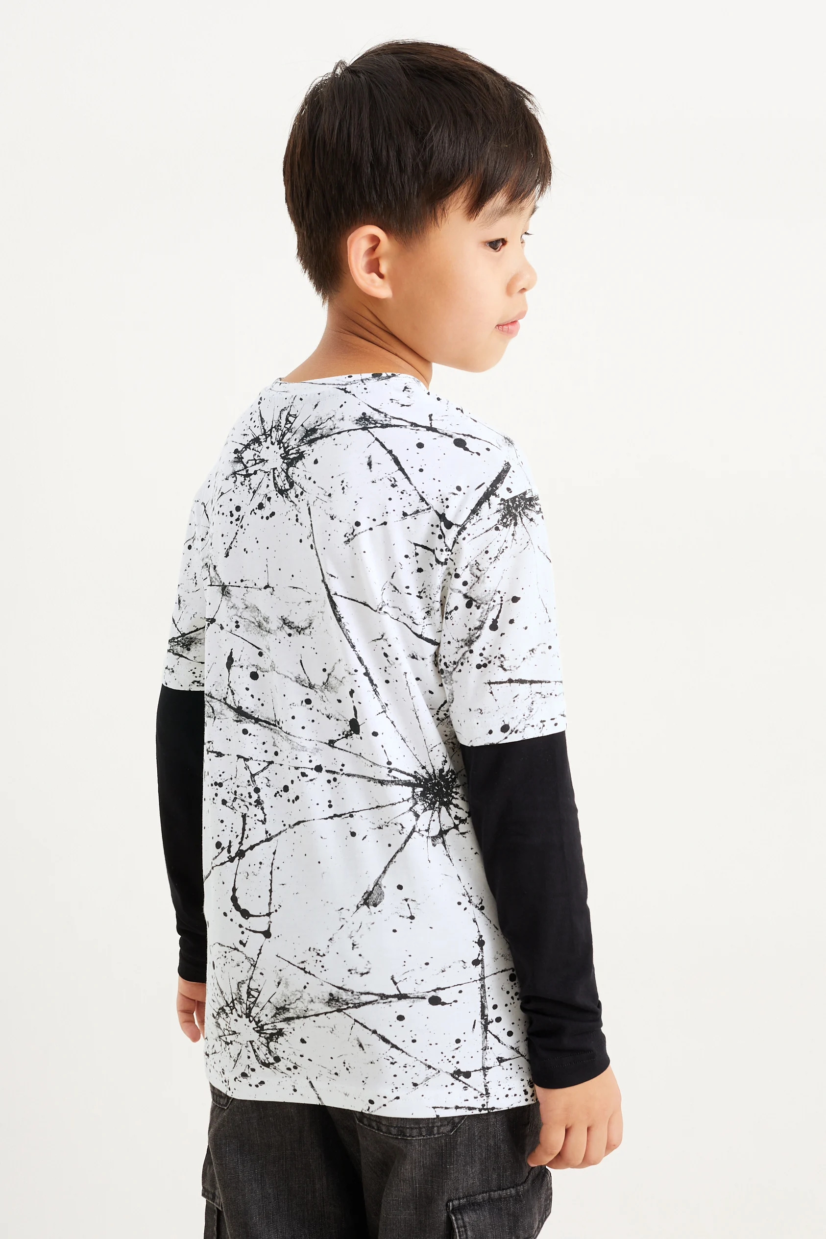 Long sleeve top - 2-in-1 look