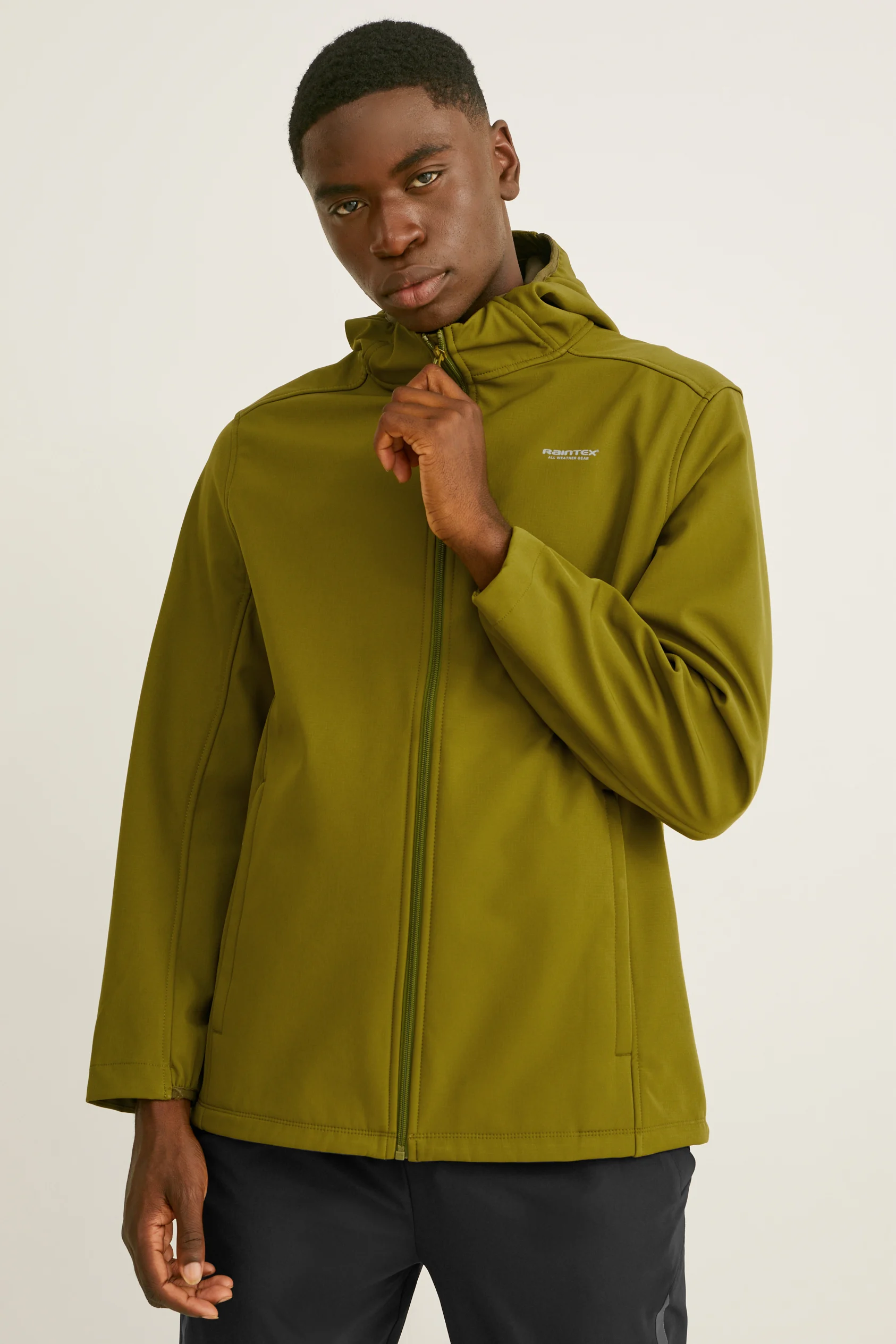 Softshell jacket with hood