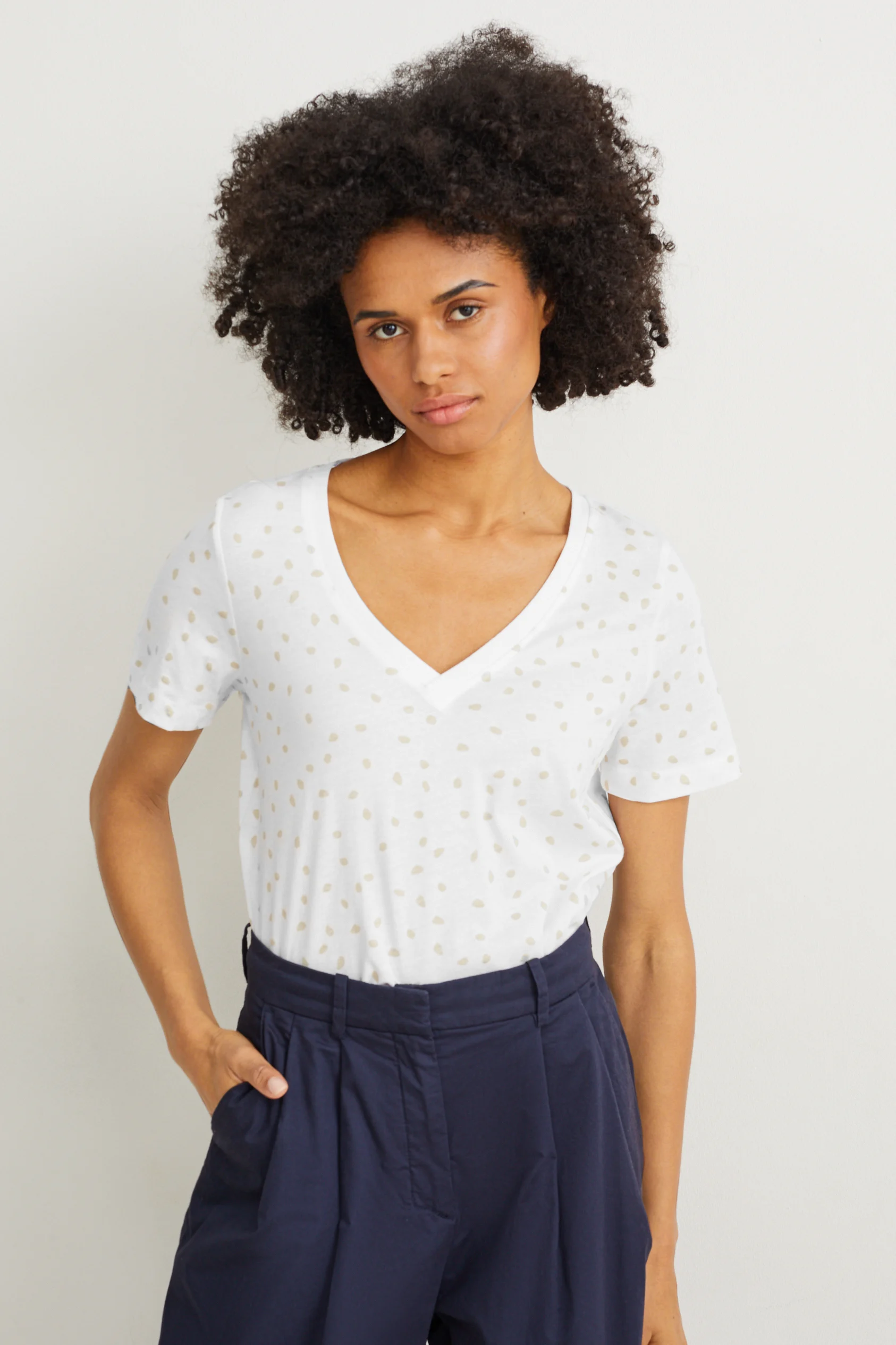 Basic T-shirt - patterned