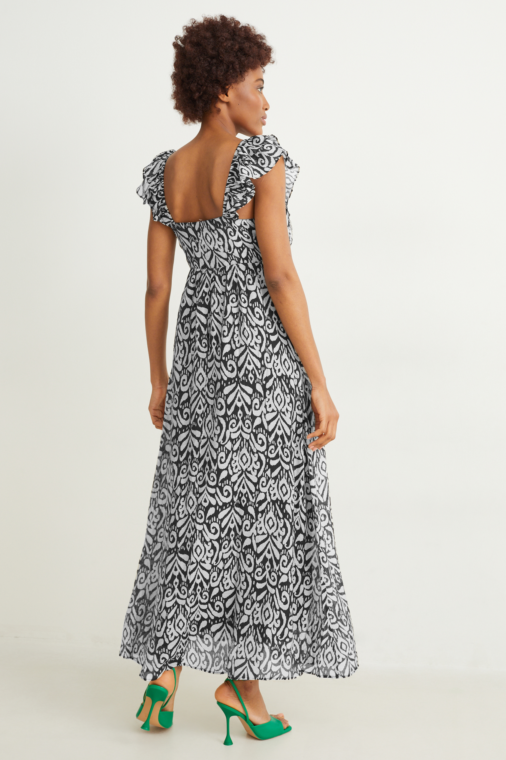 Empire dress - patterned