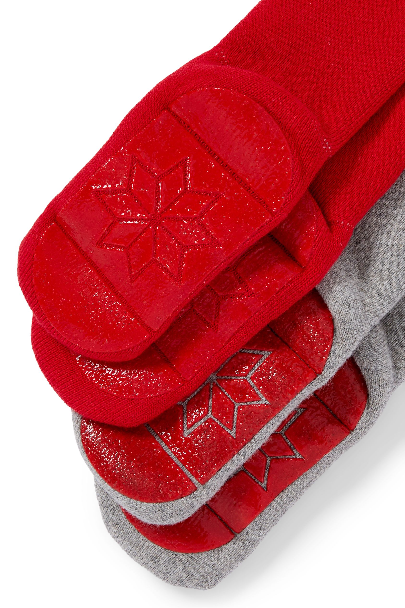 Multipack of 2 - baby Christmas non-slip socks