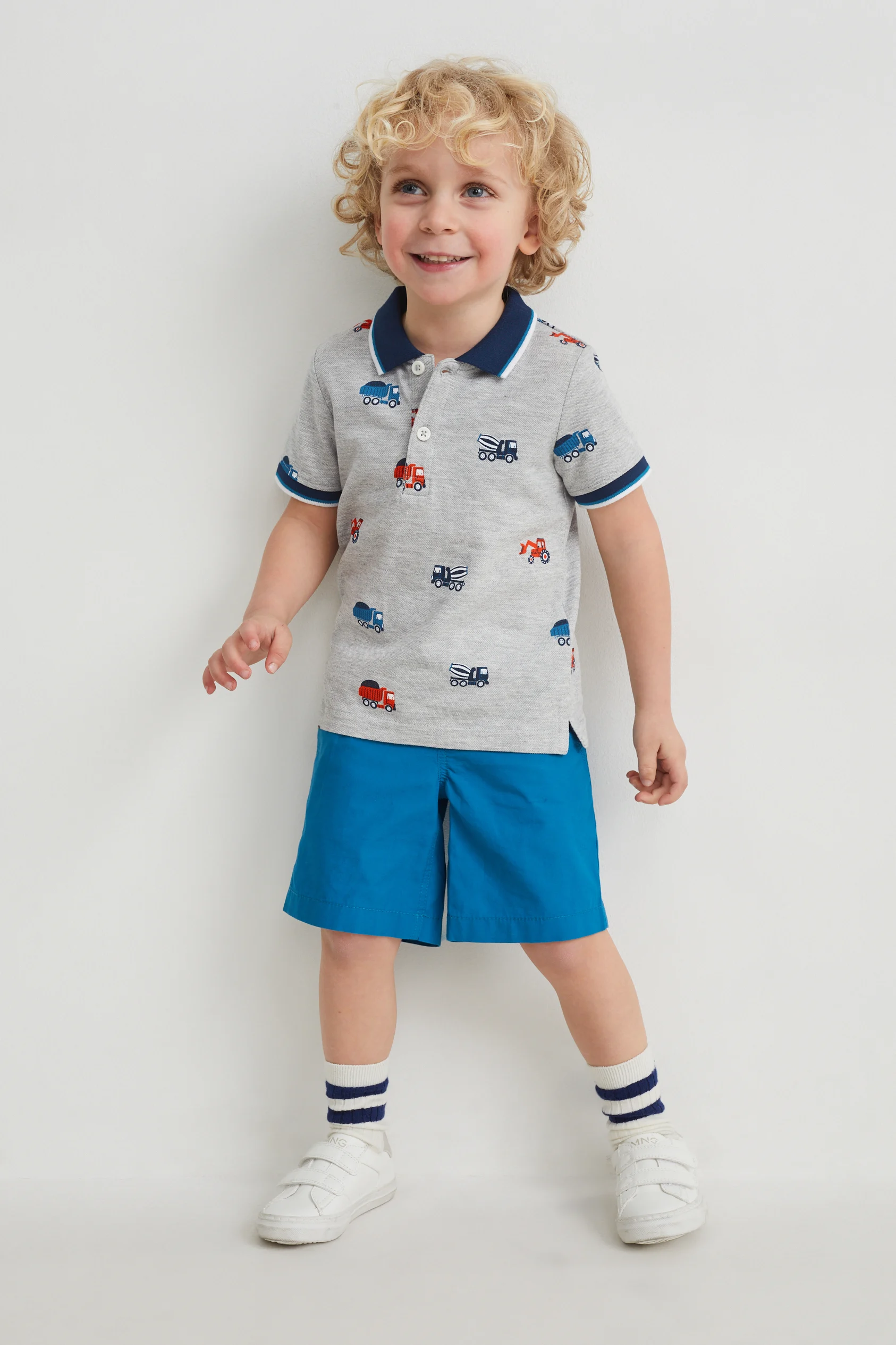 Set - polo shirt and shorts - 2 piece