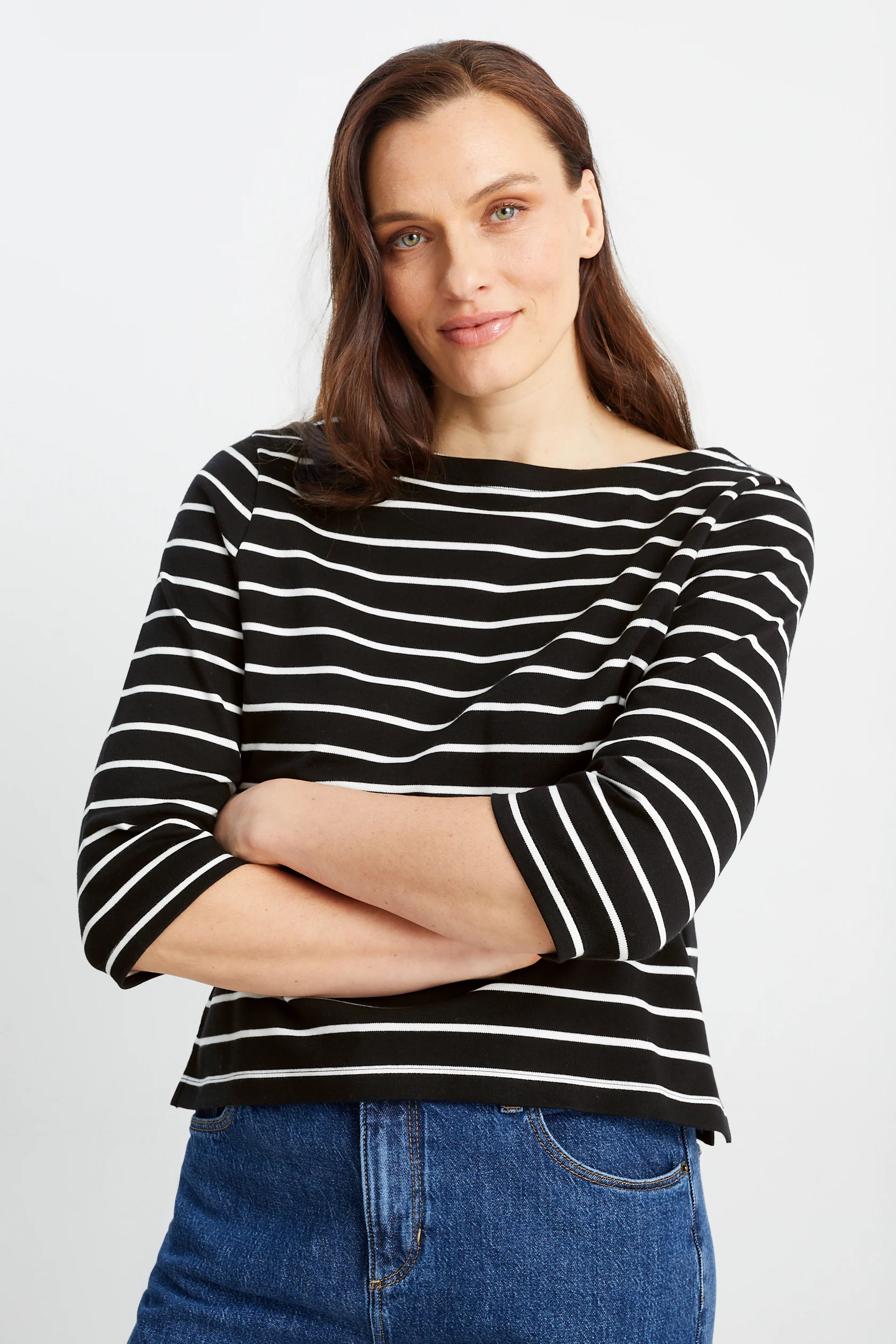 Long sleeve top - striped