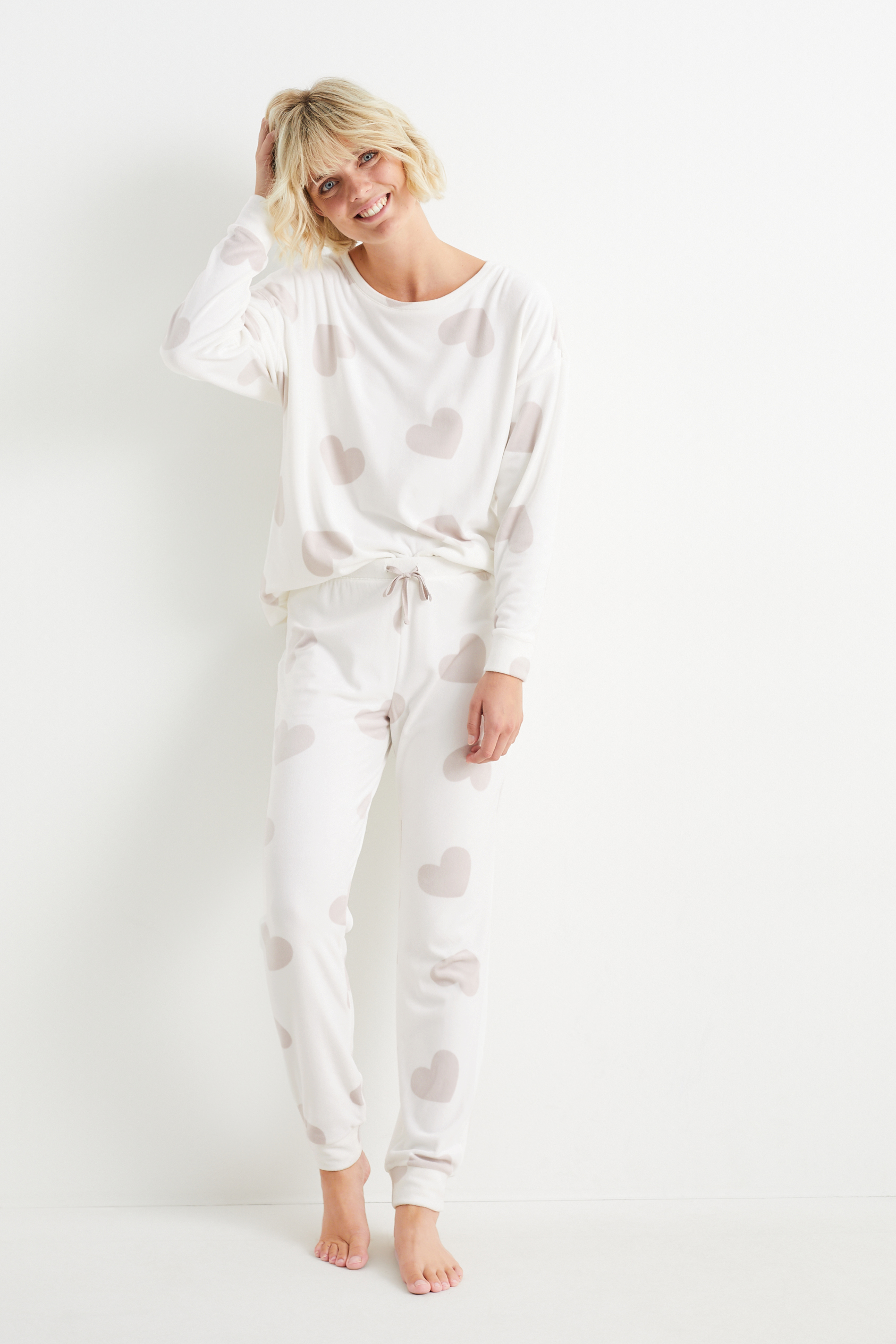 Velour winter pyjamas