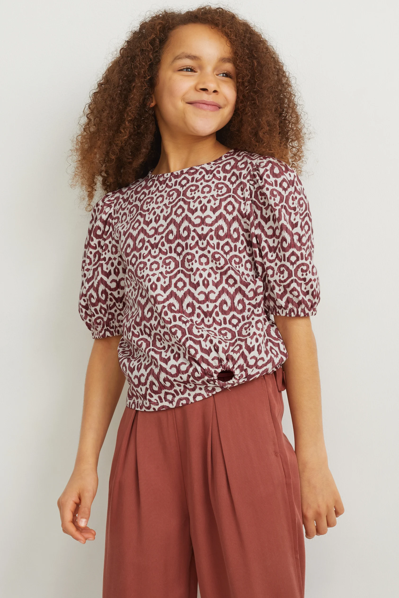 Short sleeve T-shirt - patterned