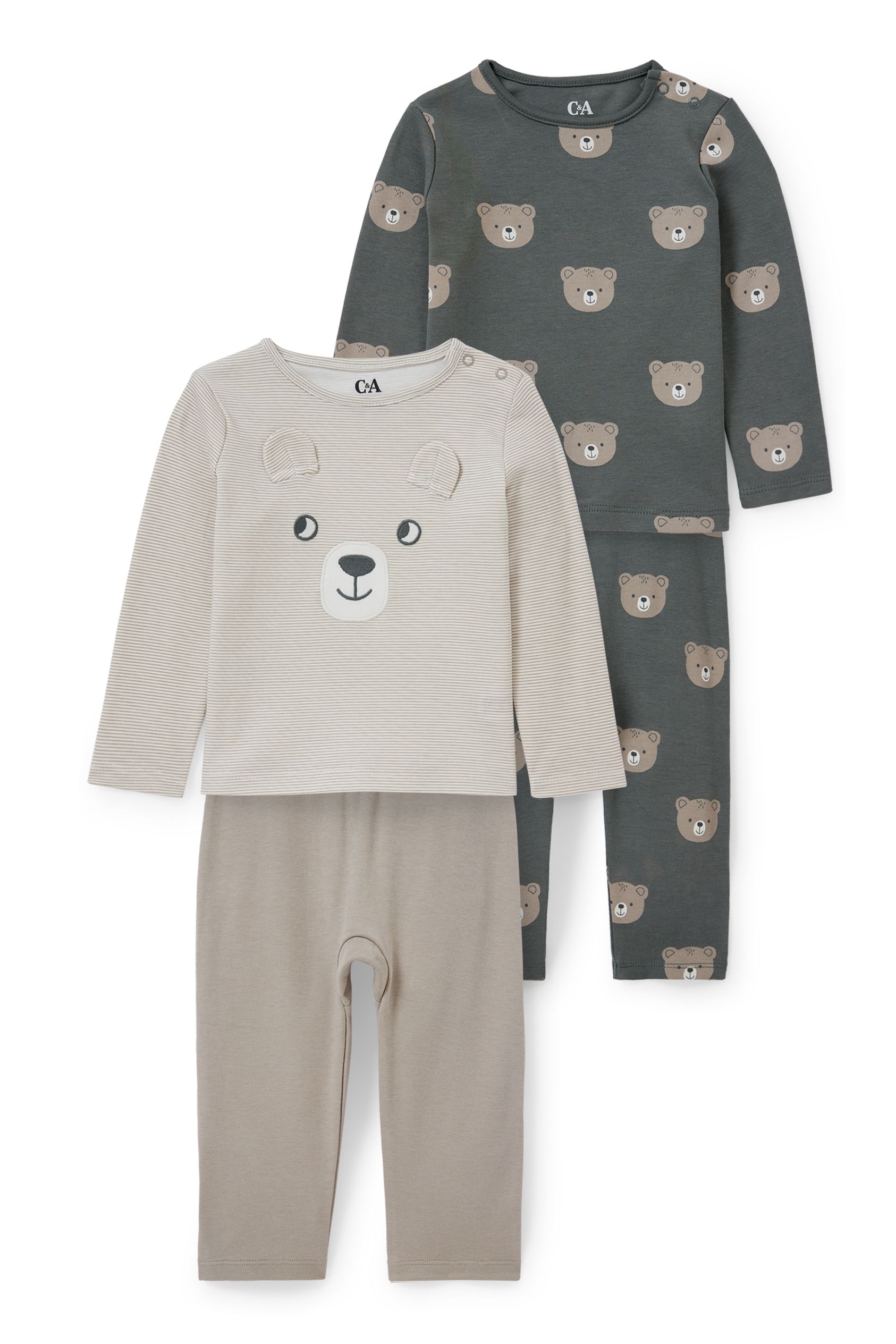 Multipack of 2 - baby pyjamas - 4 piece