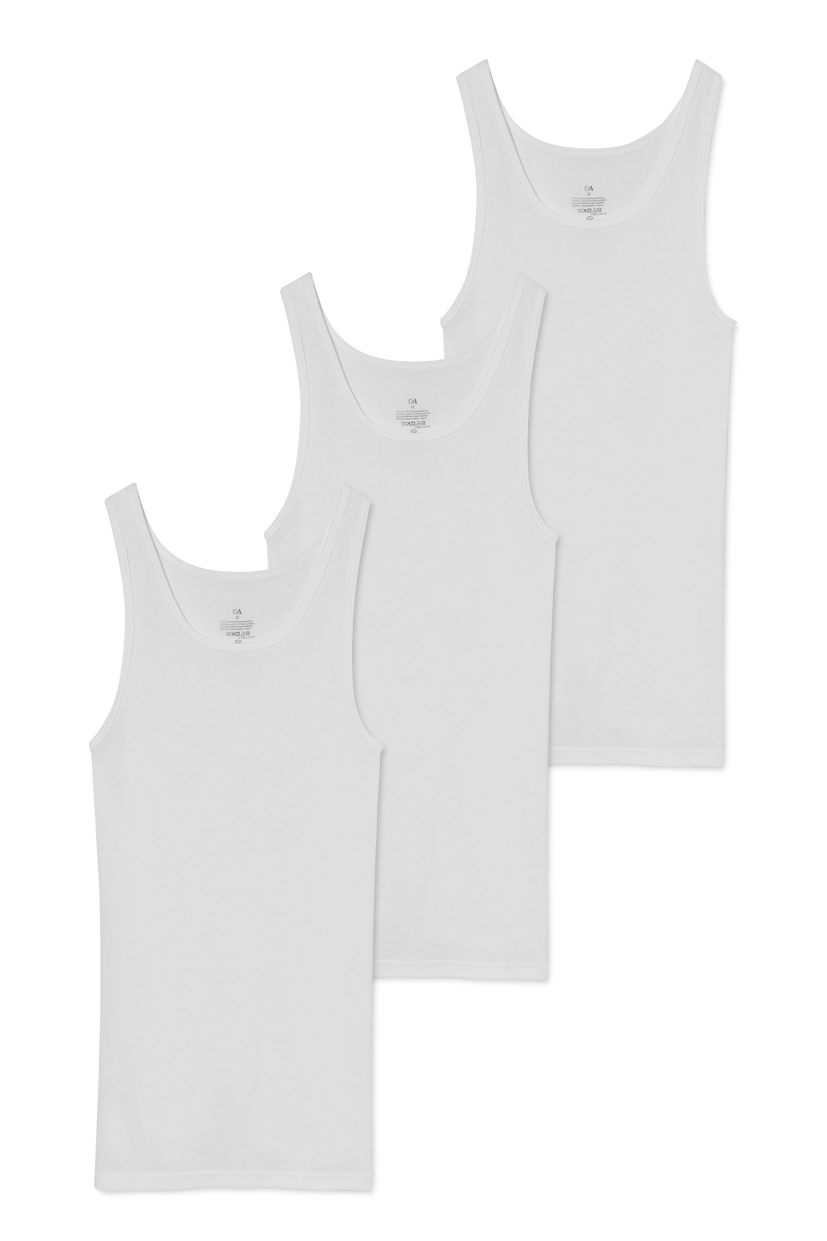 Multipack of 3 - vest - seamless