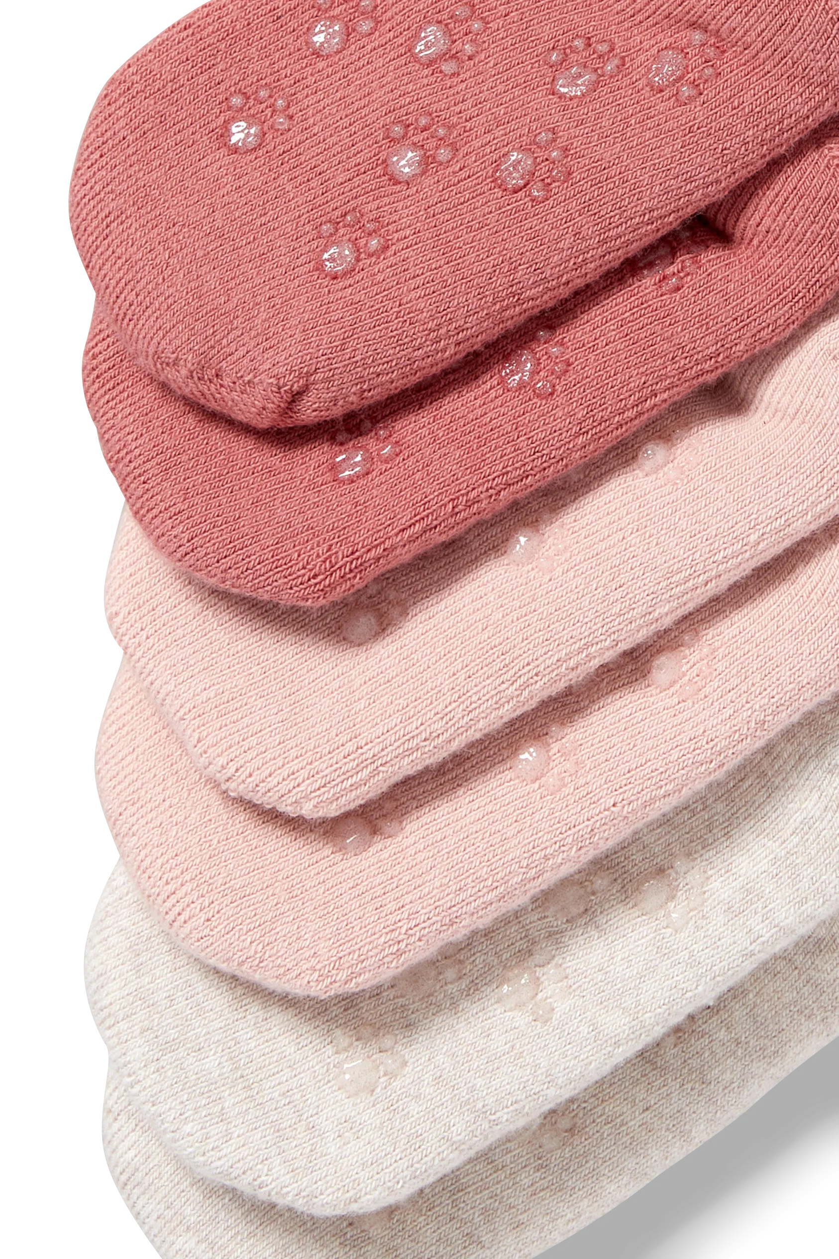 Multipack of 3 - animals - non-slip baby socks with motif