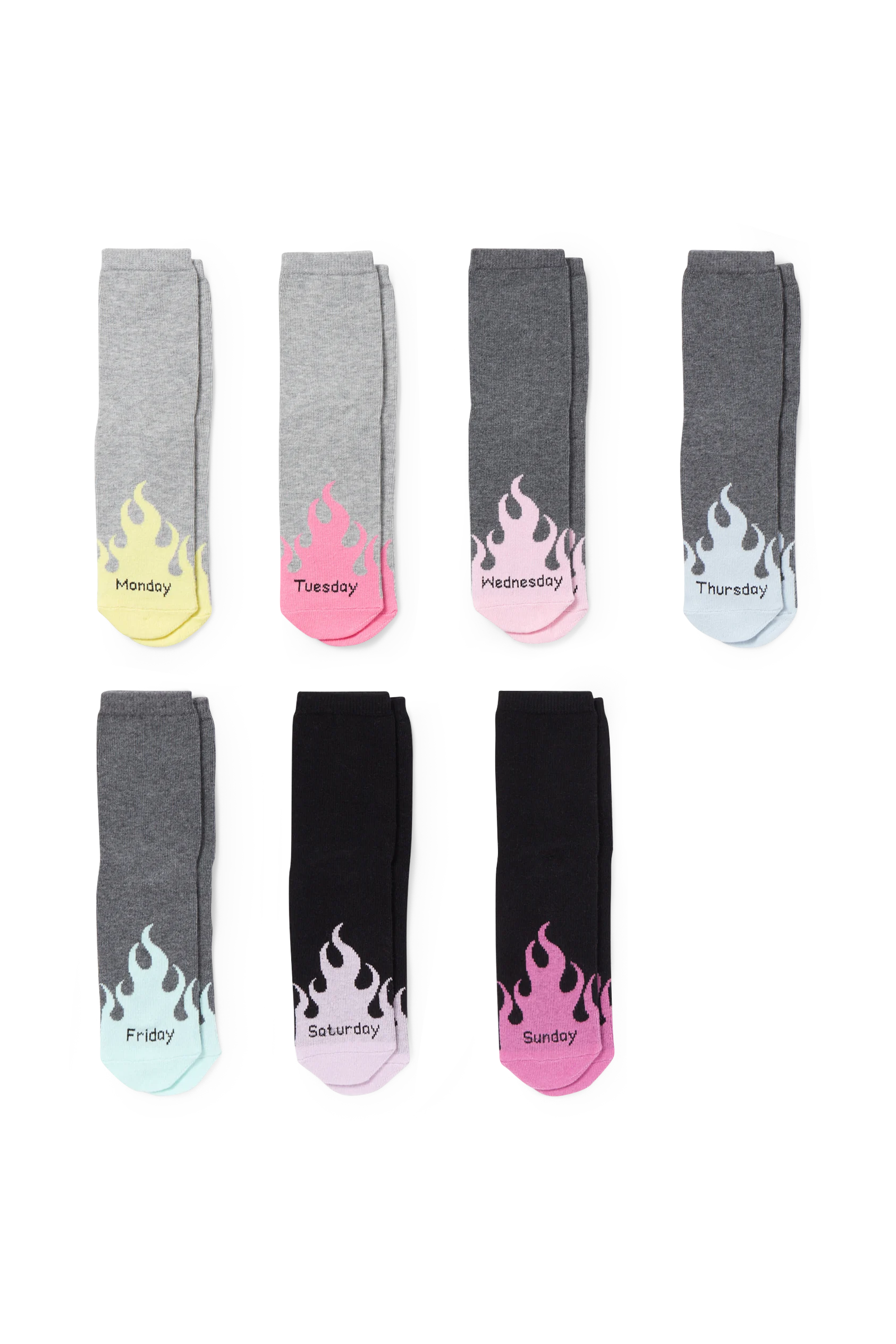 Multipack of 7 - days of the week - socks with motif