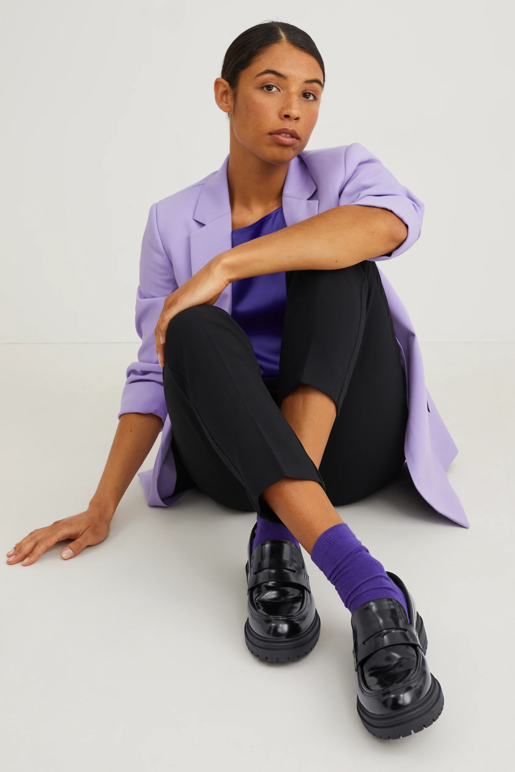 Loafers - faux leather