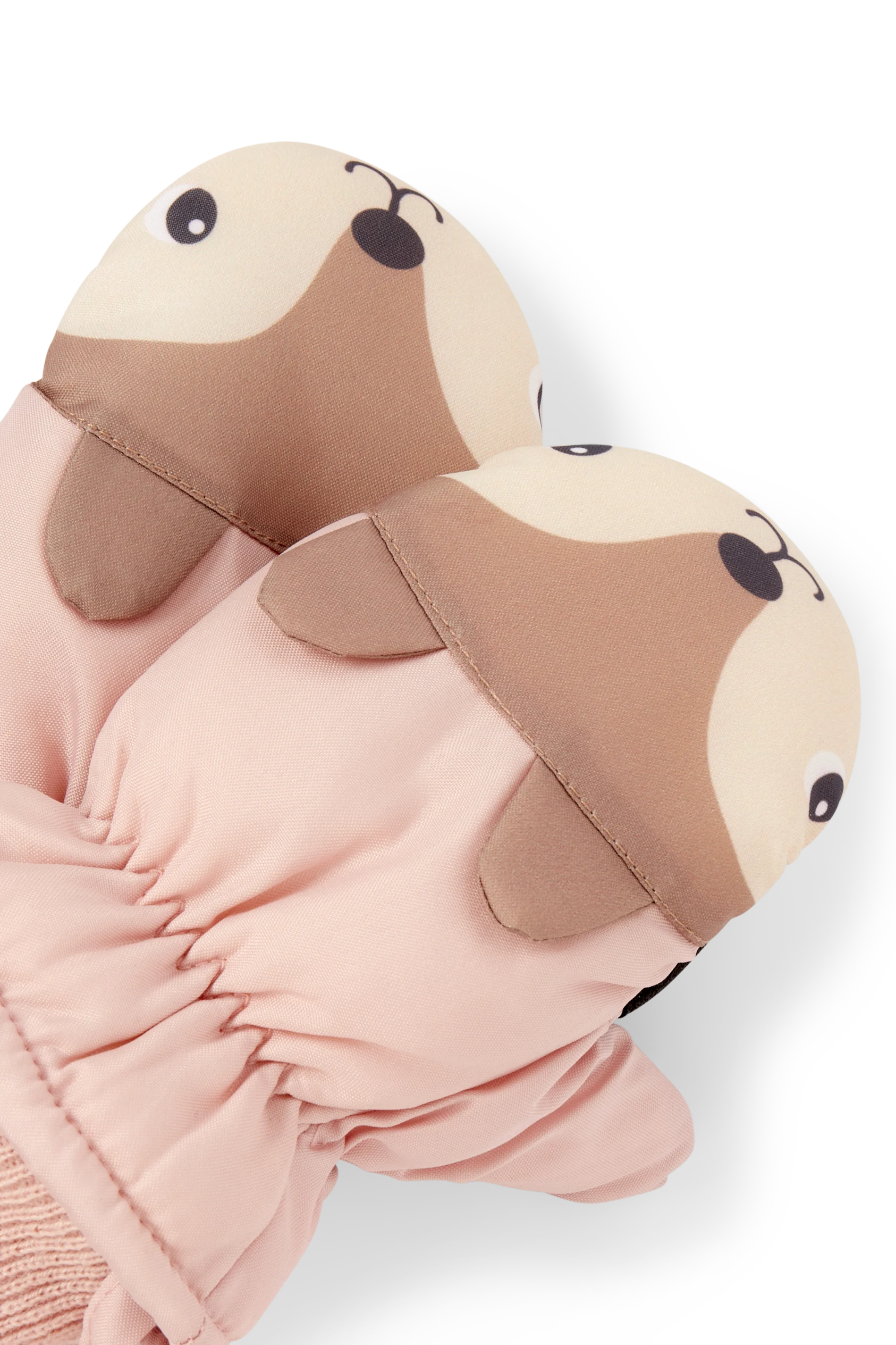 Teddy bear - baby mittens