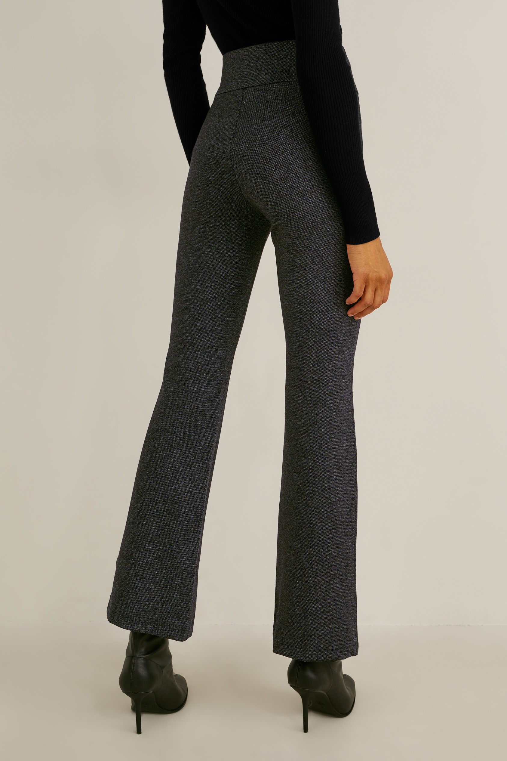 Jersey trousers - straight fit