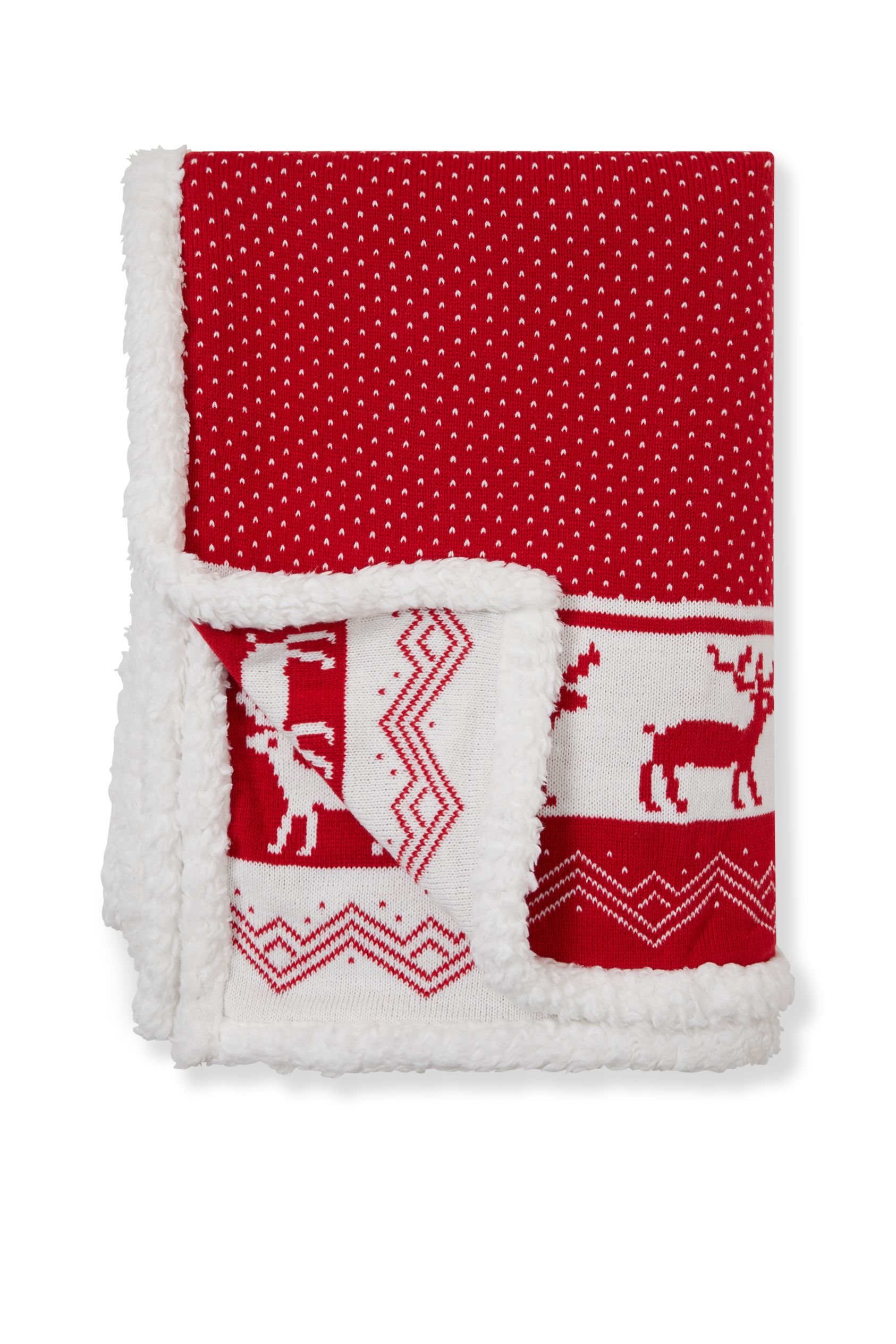 Knitted throw - 180 x 130 cm