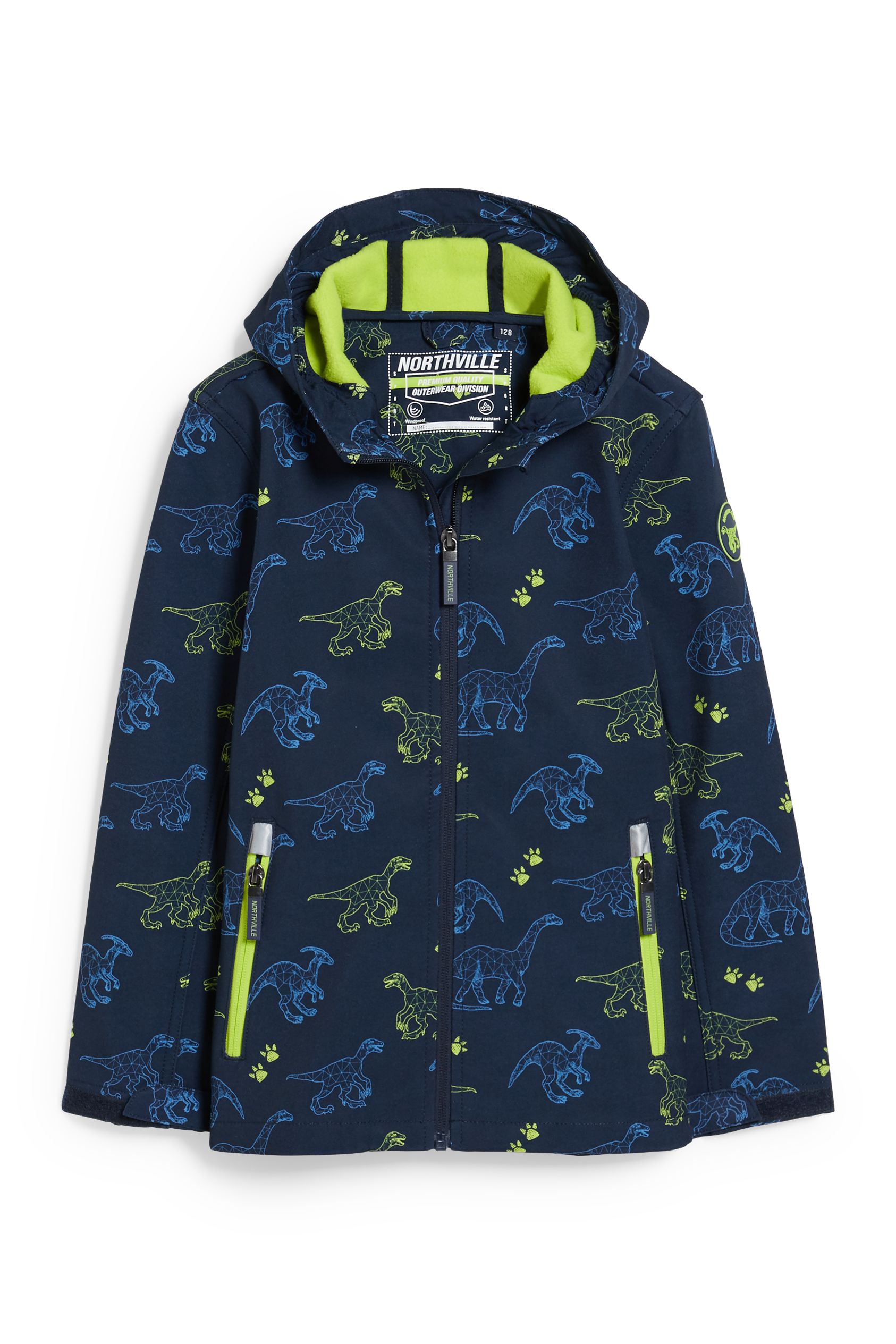 Dinosaur - softshell jacket with hood