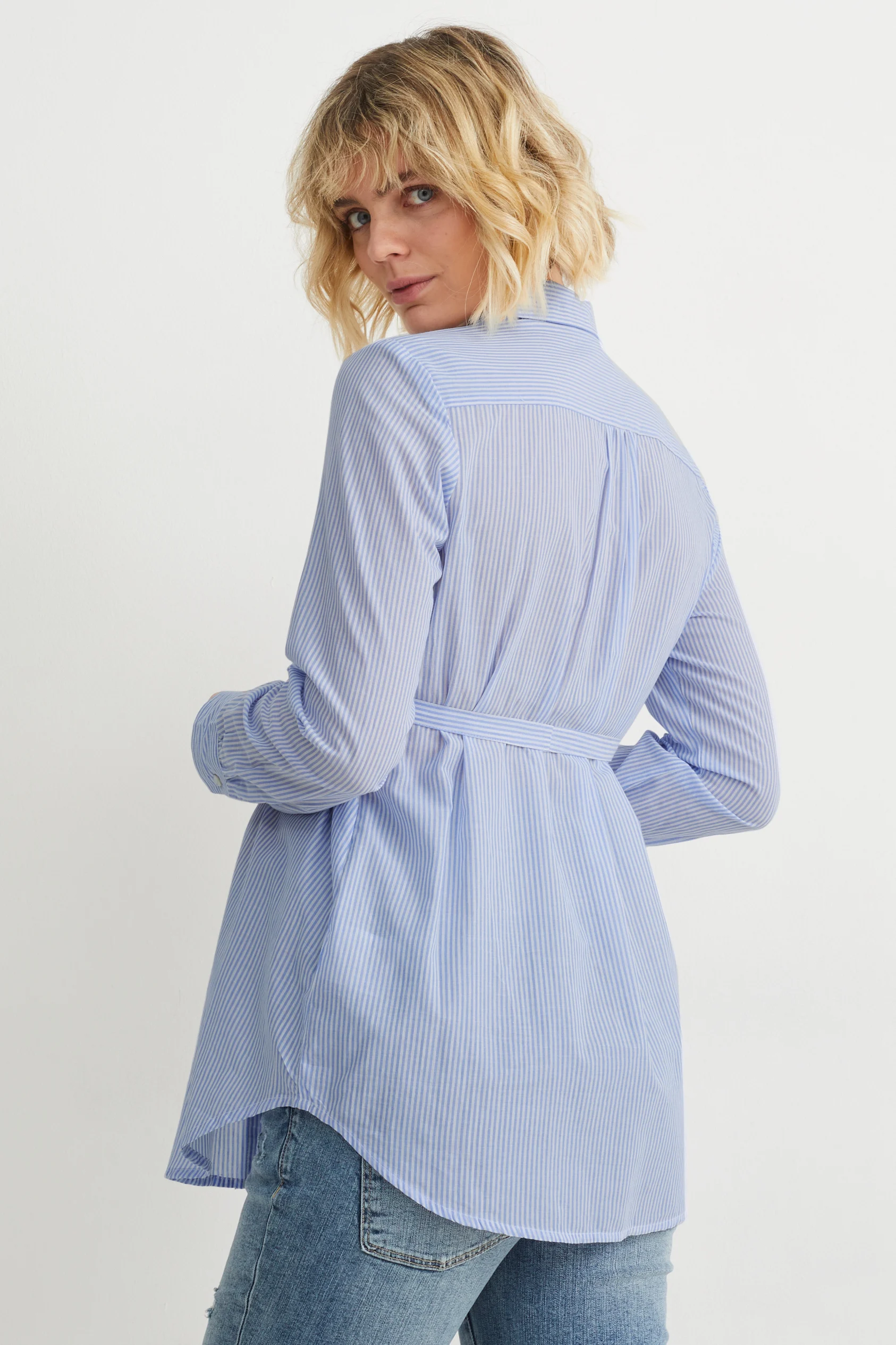 Nursing blouse - striped