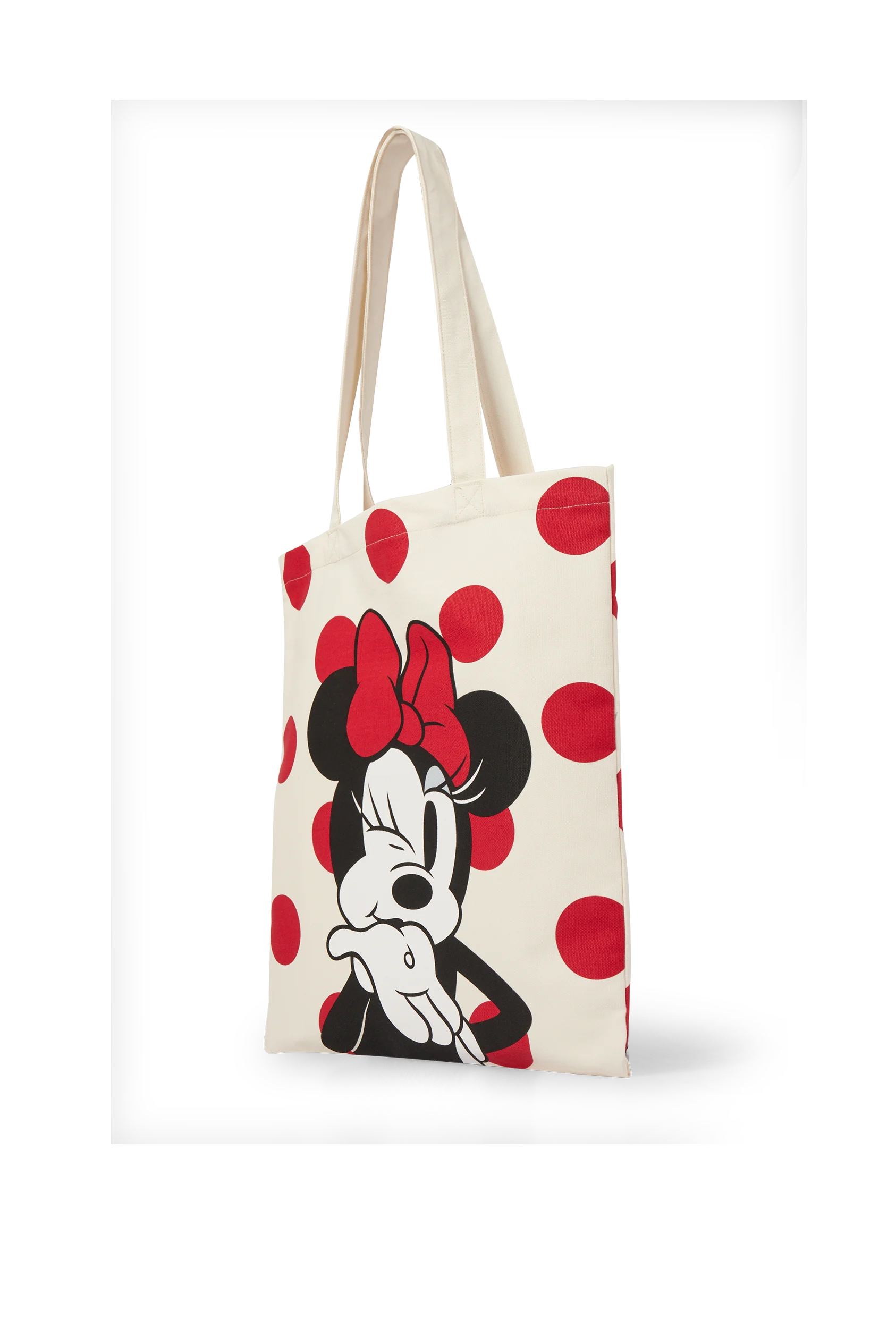 Minnie Mouse - jute bag - polka dot