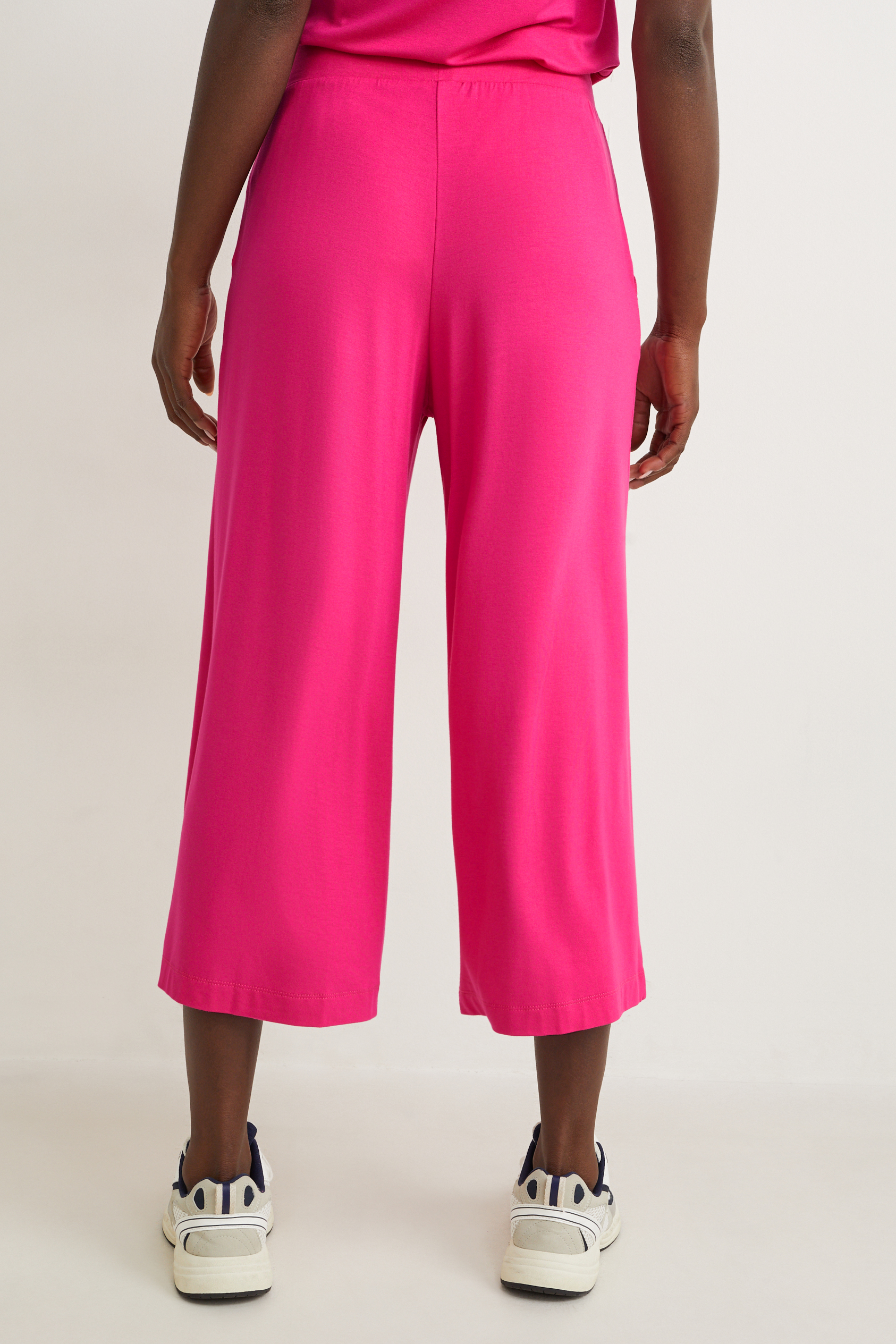 Basic culottes - mid-rise waist