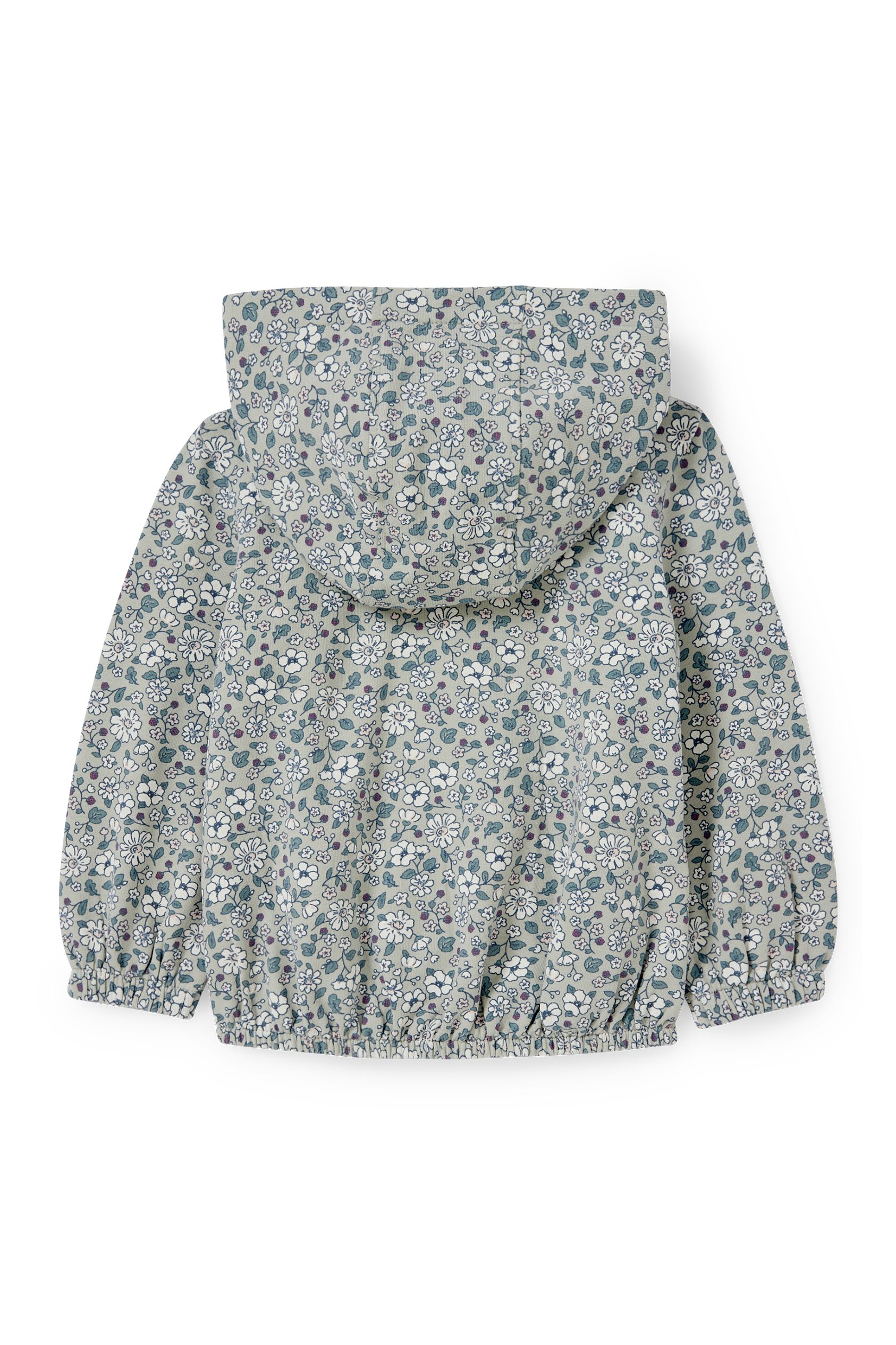 Baby hoodie - floral