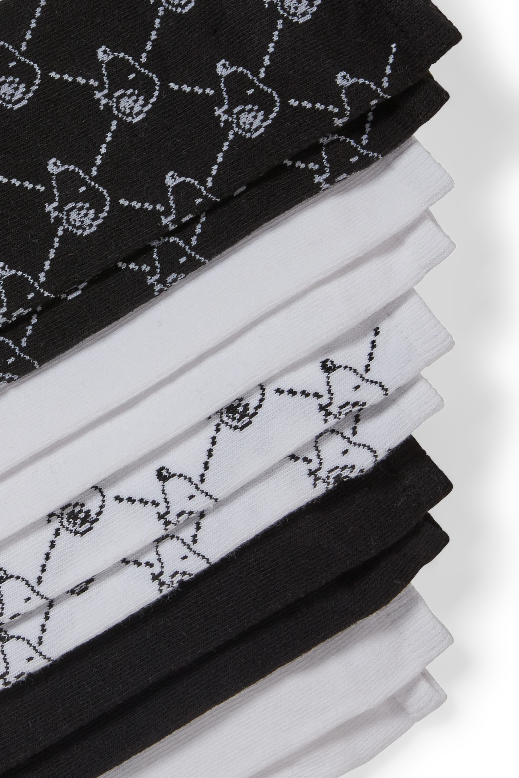 Multipack of 5 - trainer socks with motif - Snoopy