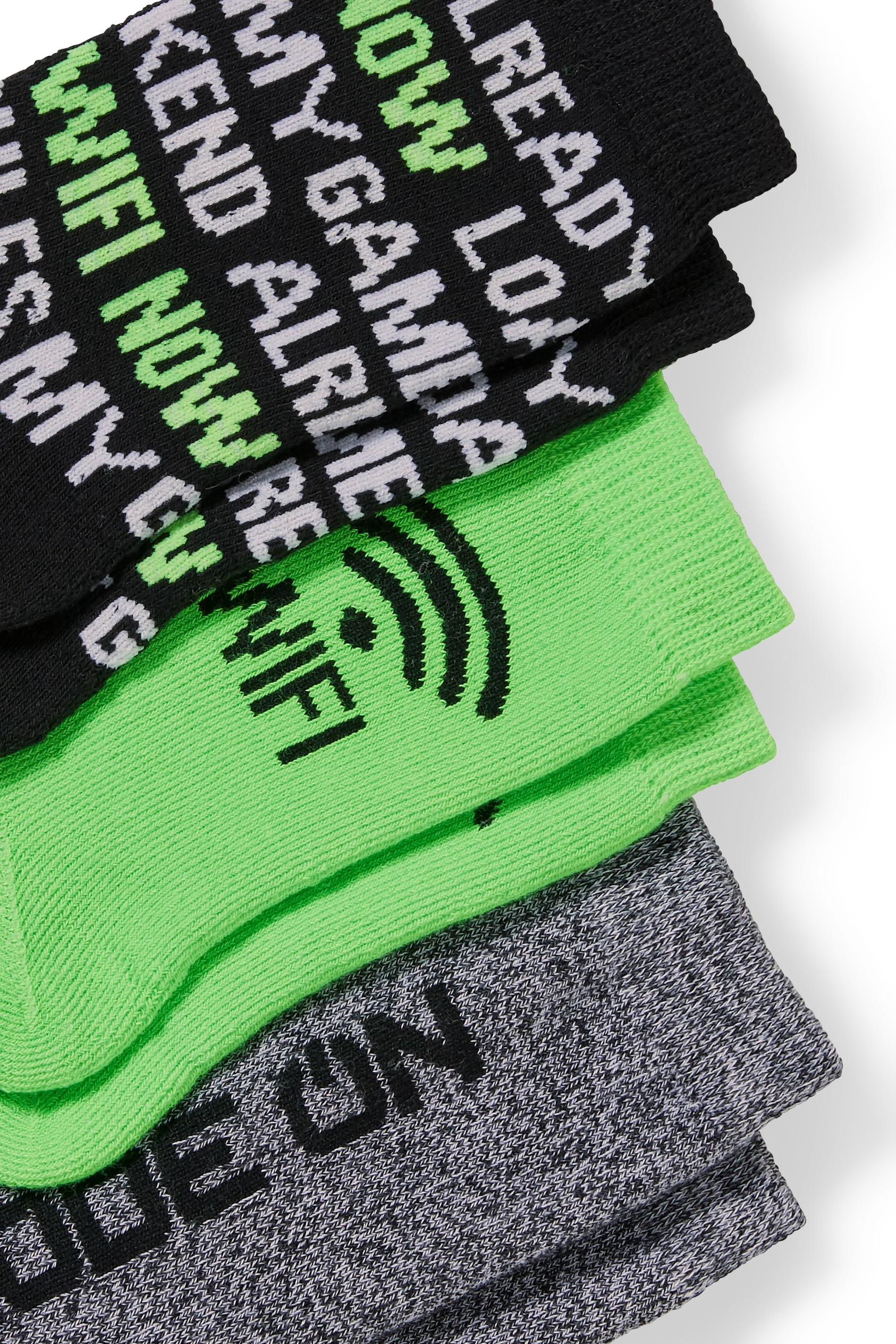 Multipack of 3 - gaming - socks with motif