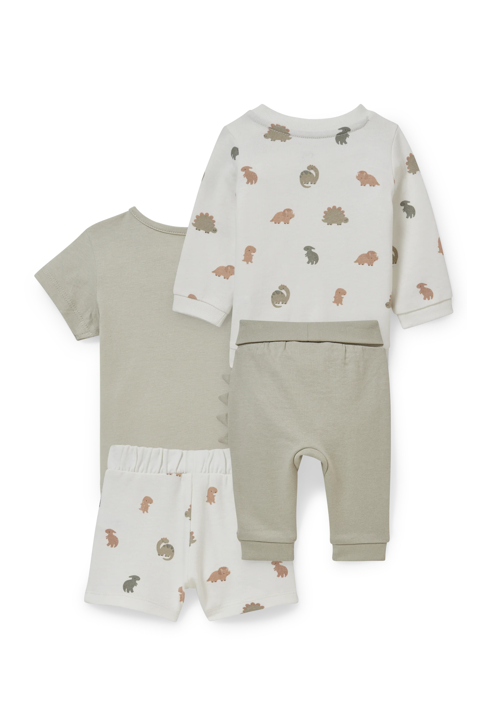 Multipack of 2 - dinosaur - baby outfit - 4 piece