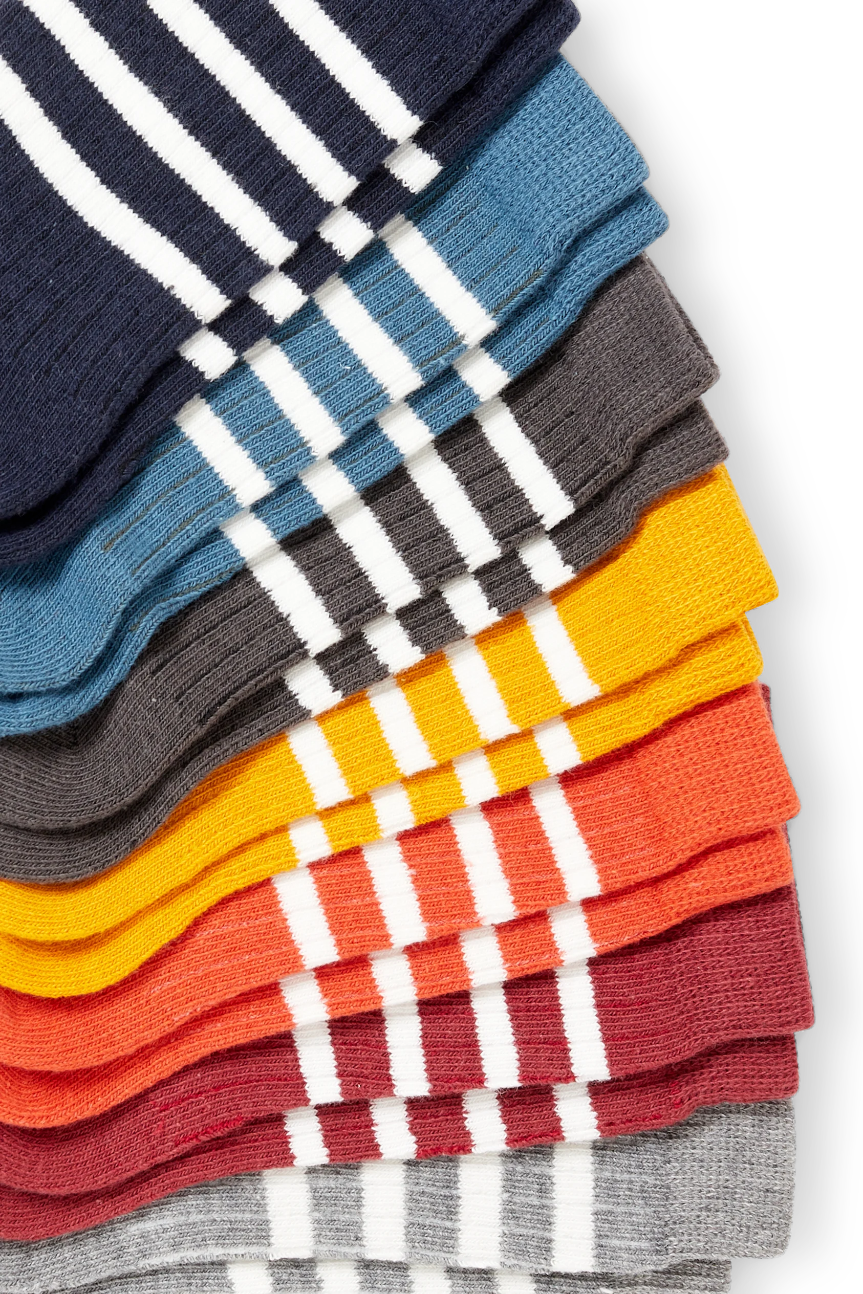 Multipack of 7 - socks - striped