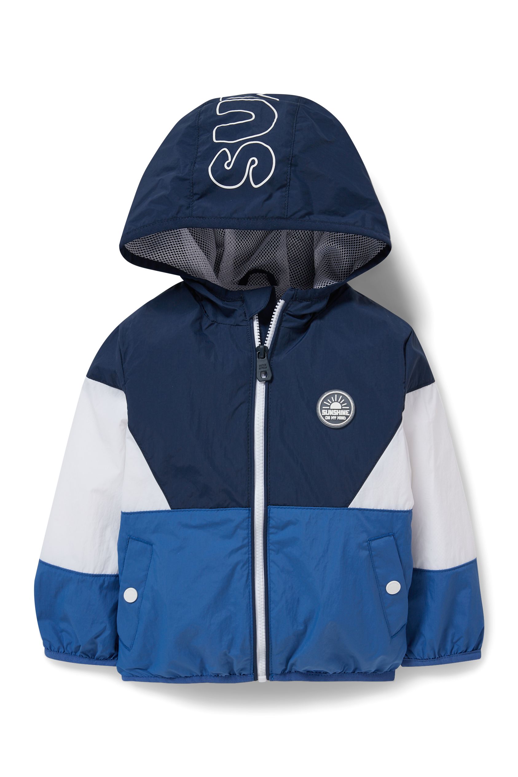 Baby jacket with hood