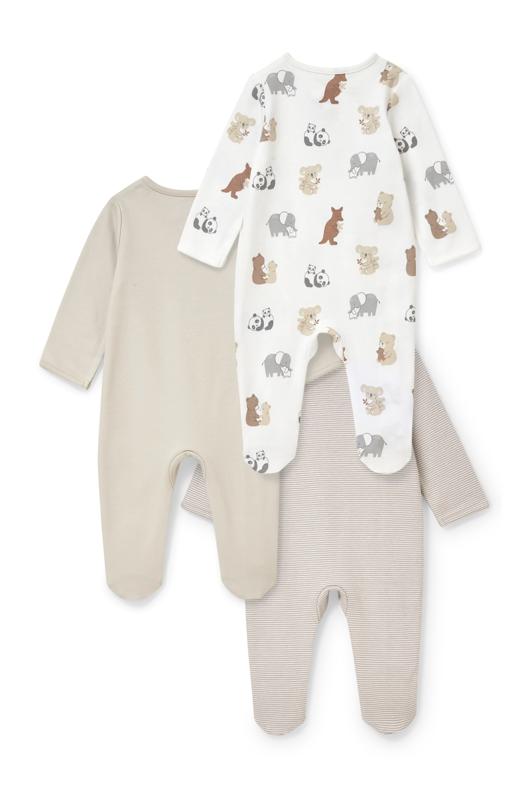 Multipack of 3 - sleepsuit