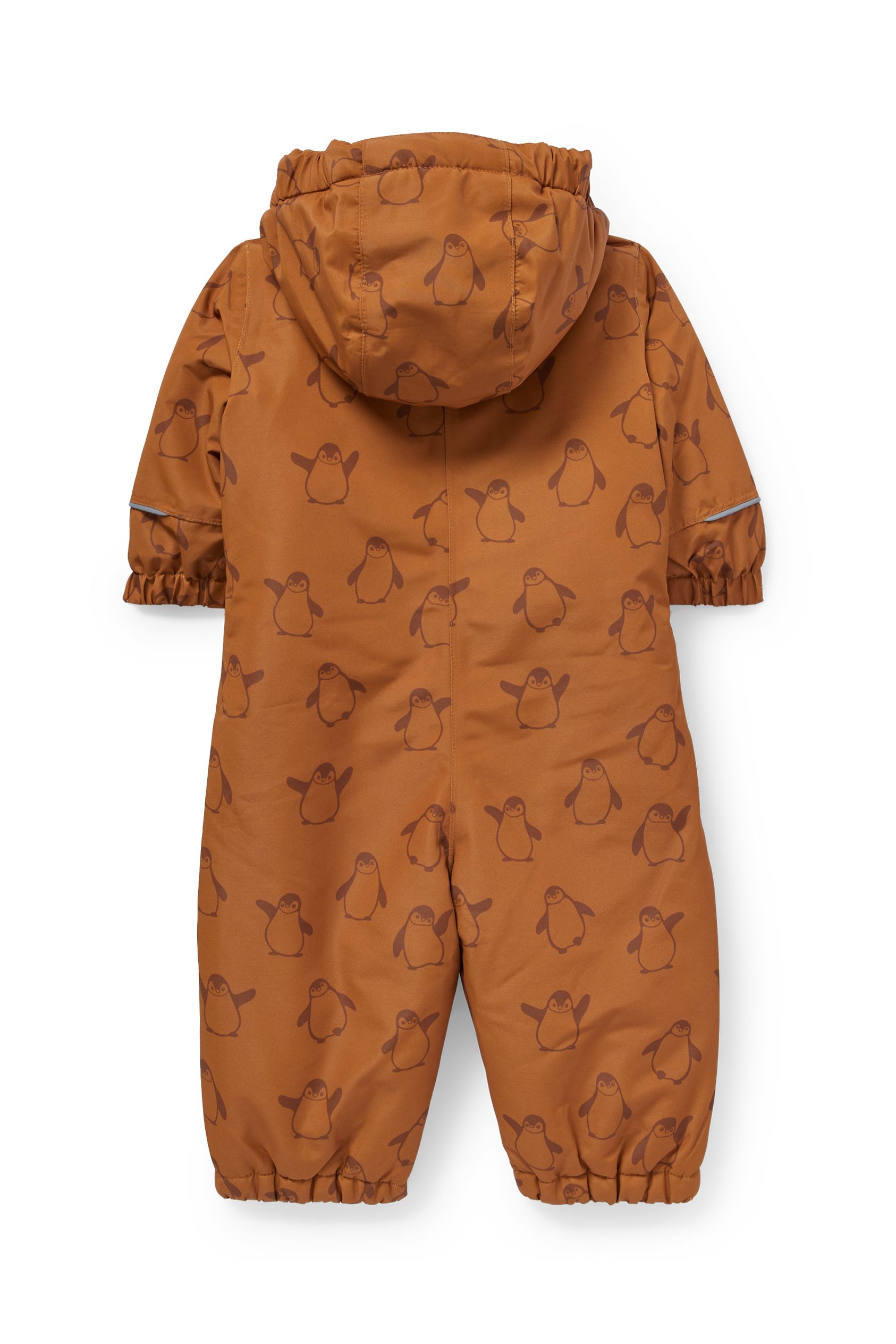 Baby snowsuit with hood
