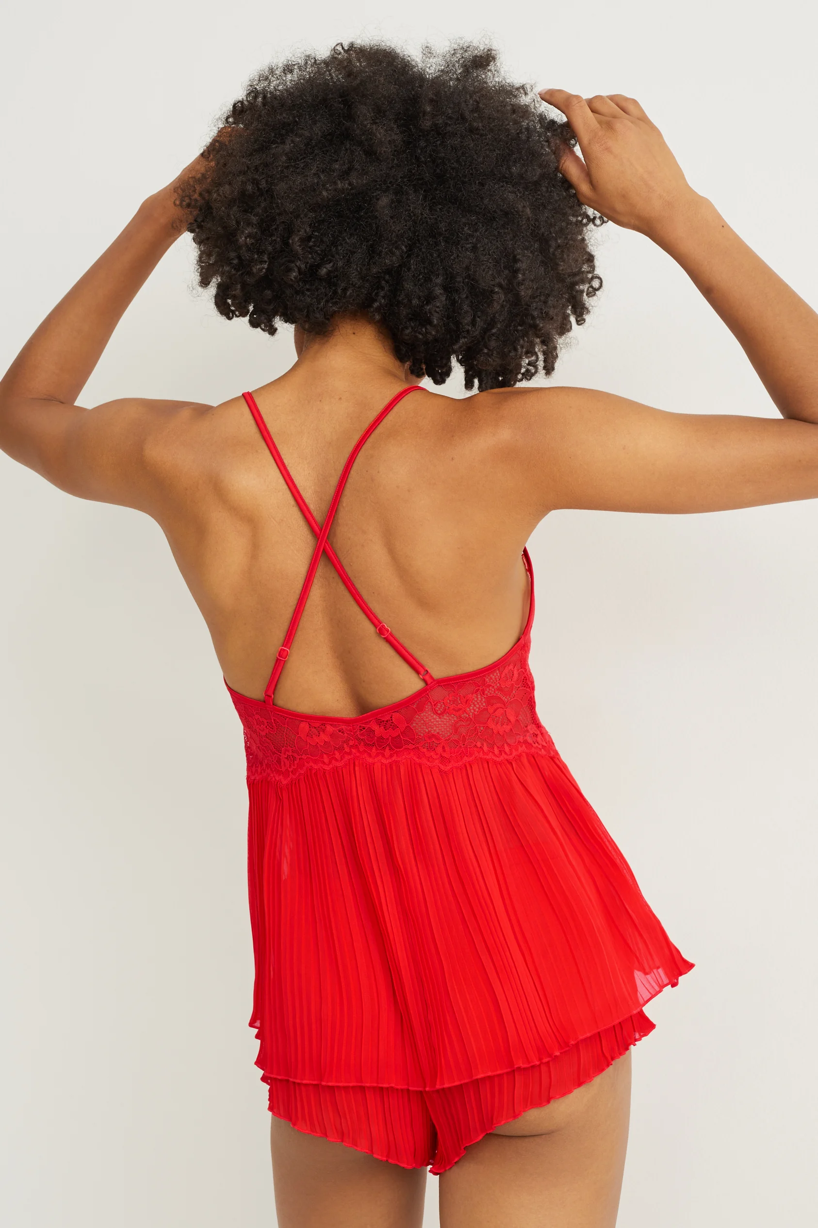 Pyjama top - pleated