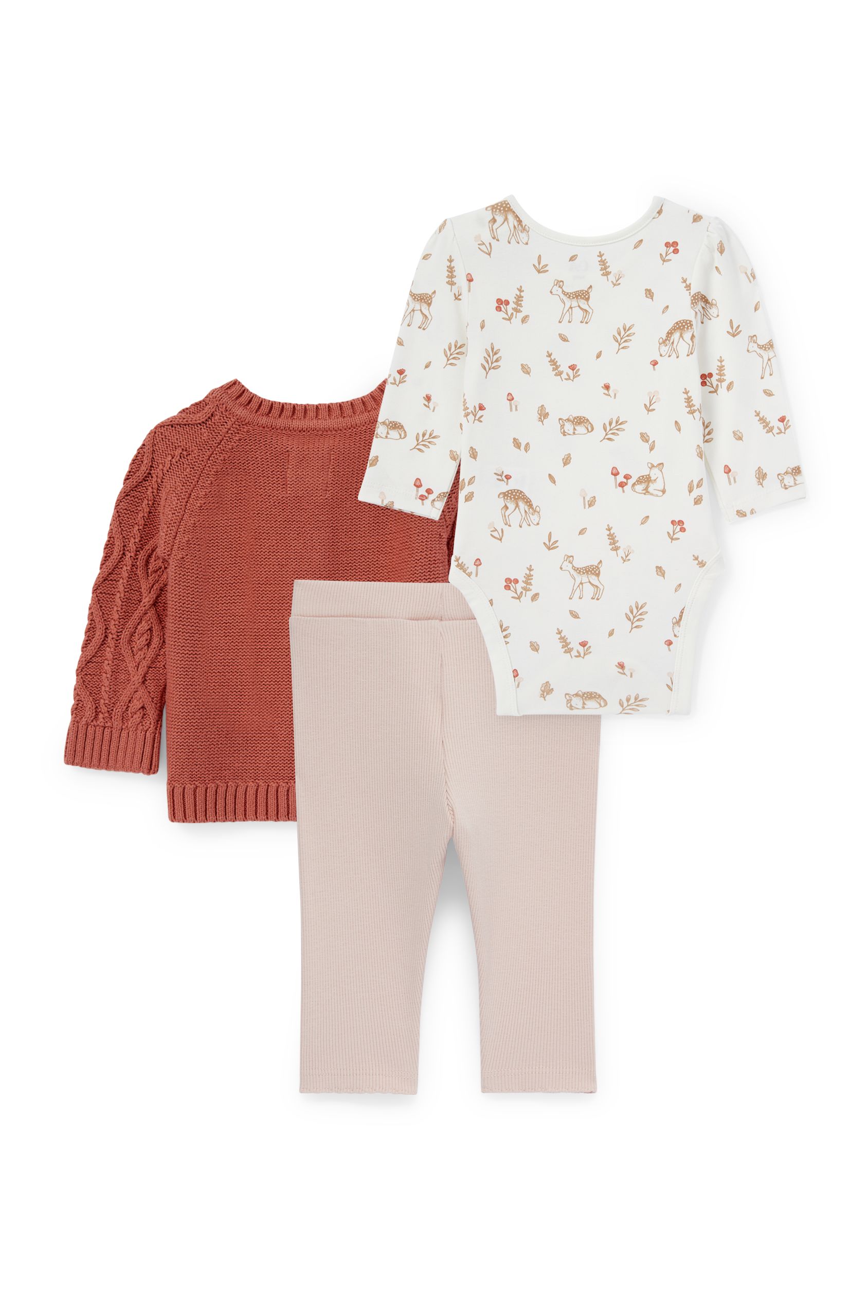 Fawn - baby outfit - 3 piece