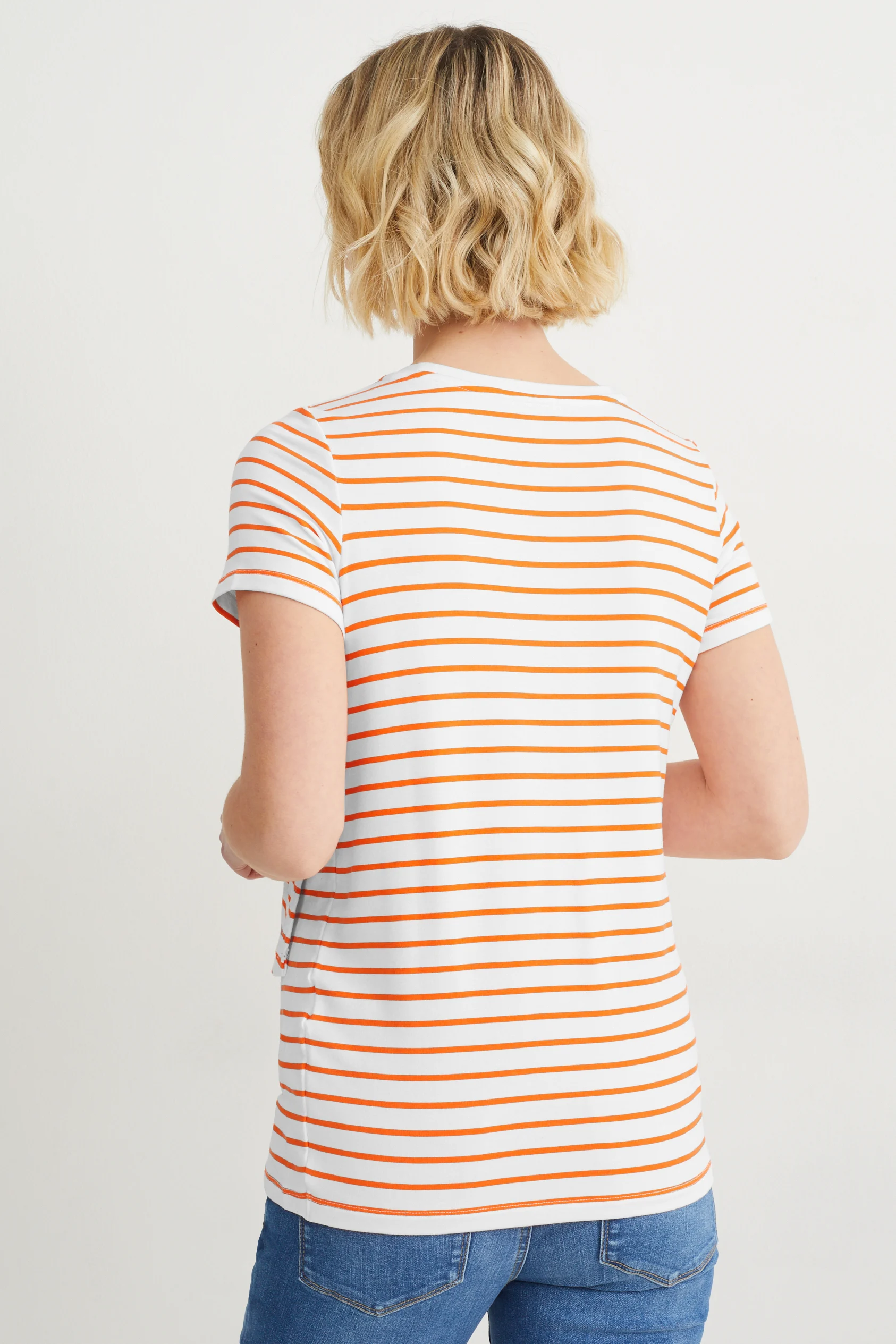 Nursing T-shirt - striped