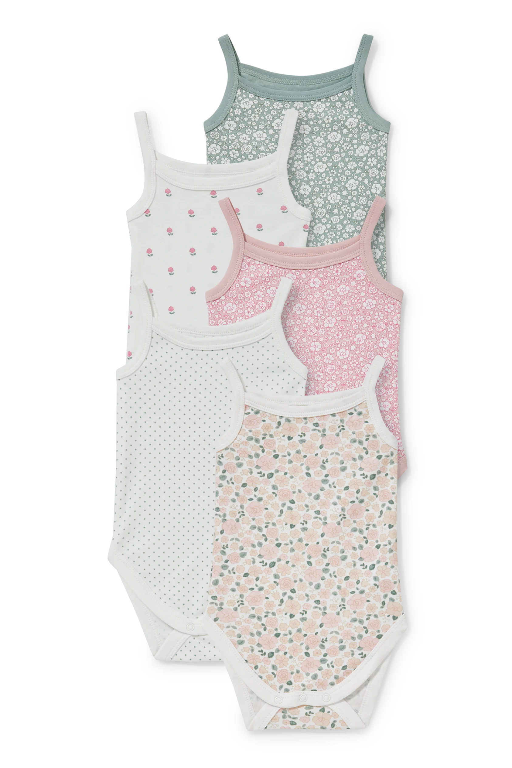 Multipack of 5 - baby bodysuit