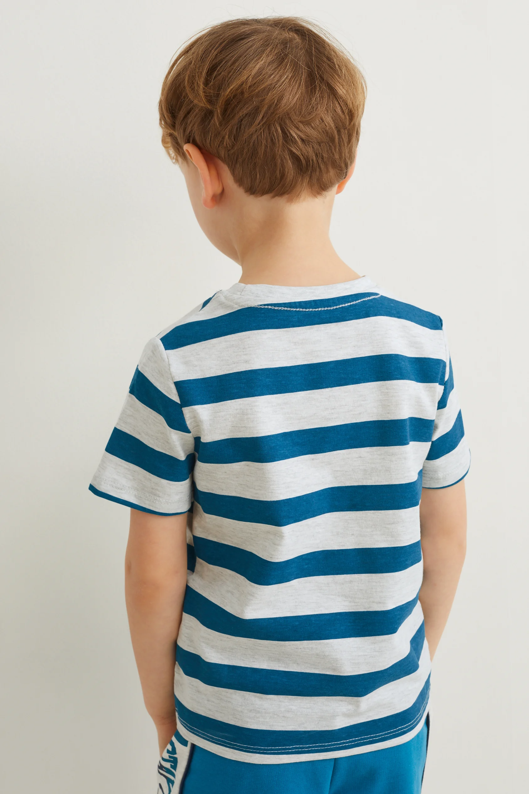 Multipack of 2 - tractor and dinosaur - short sleeve T-shirt