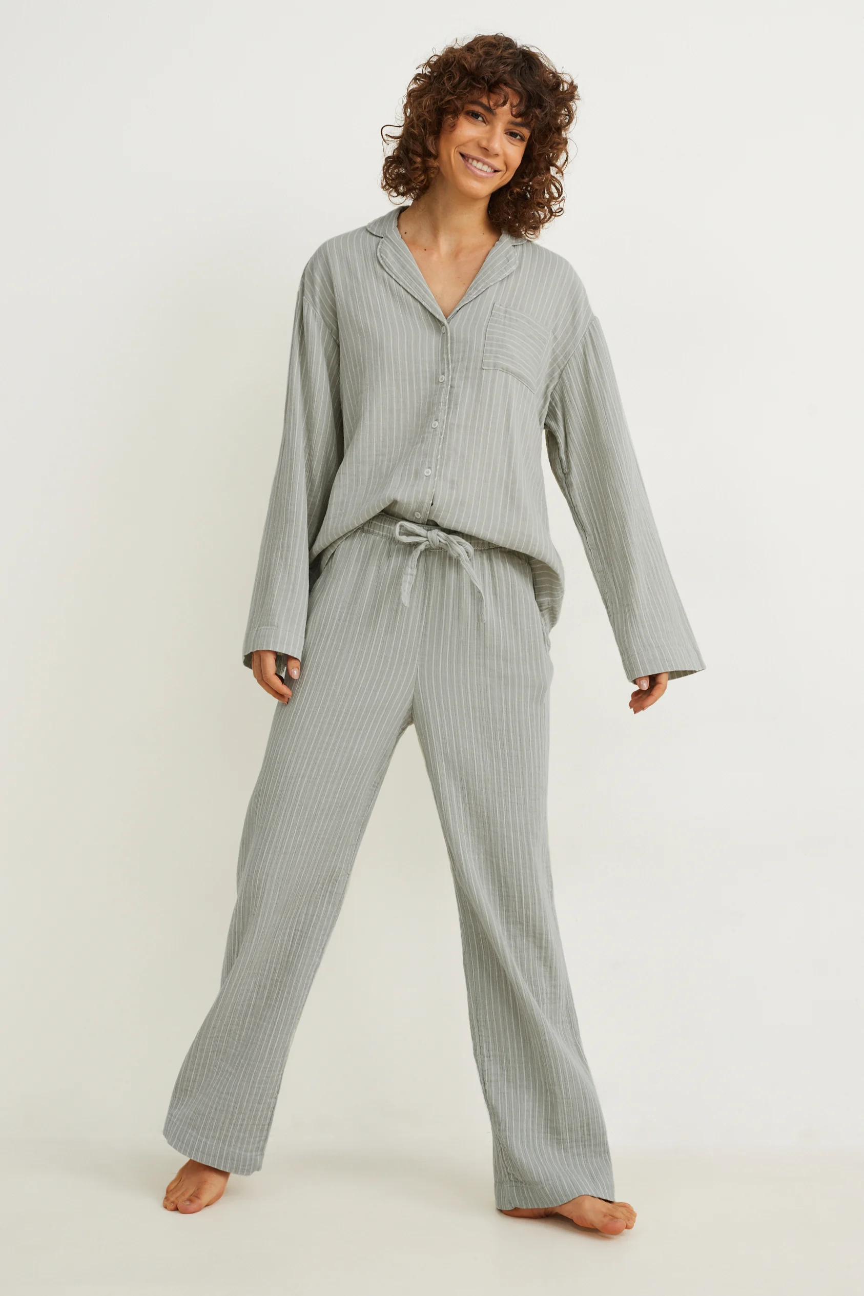 Pyjama bottoms - striped