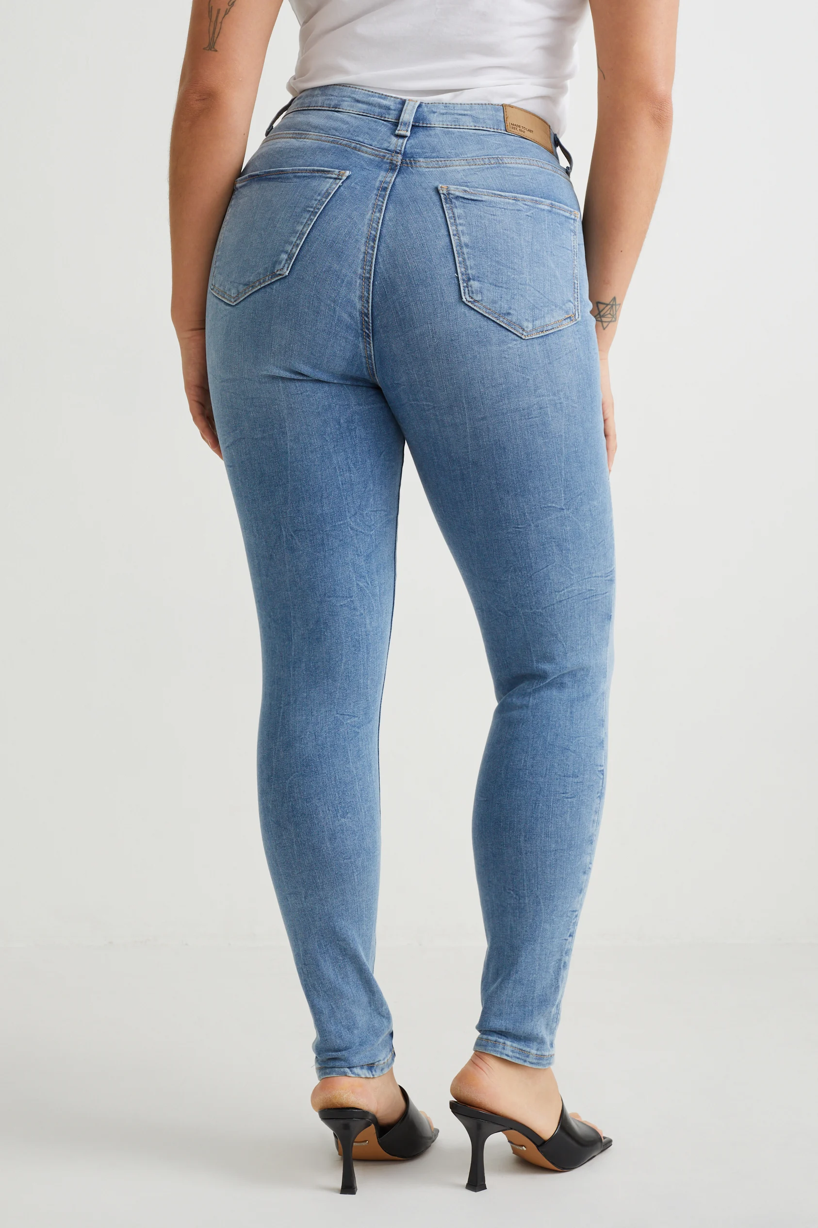 Curvy jeans - high waist - skinny fit - LYCRA?