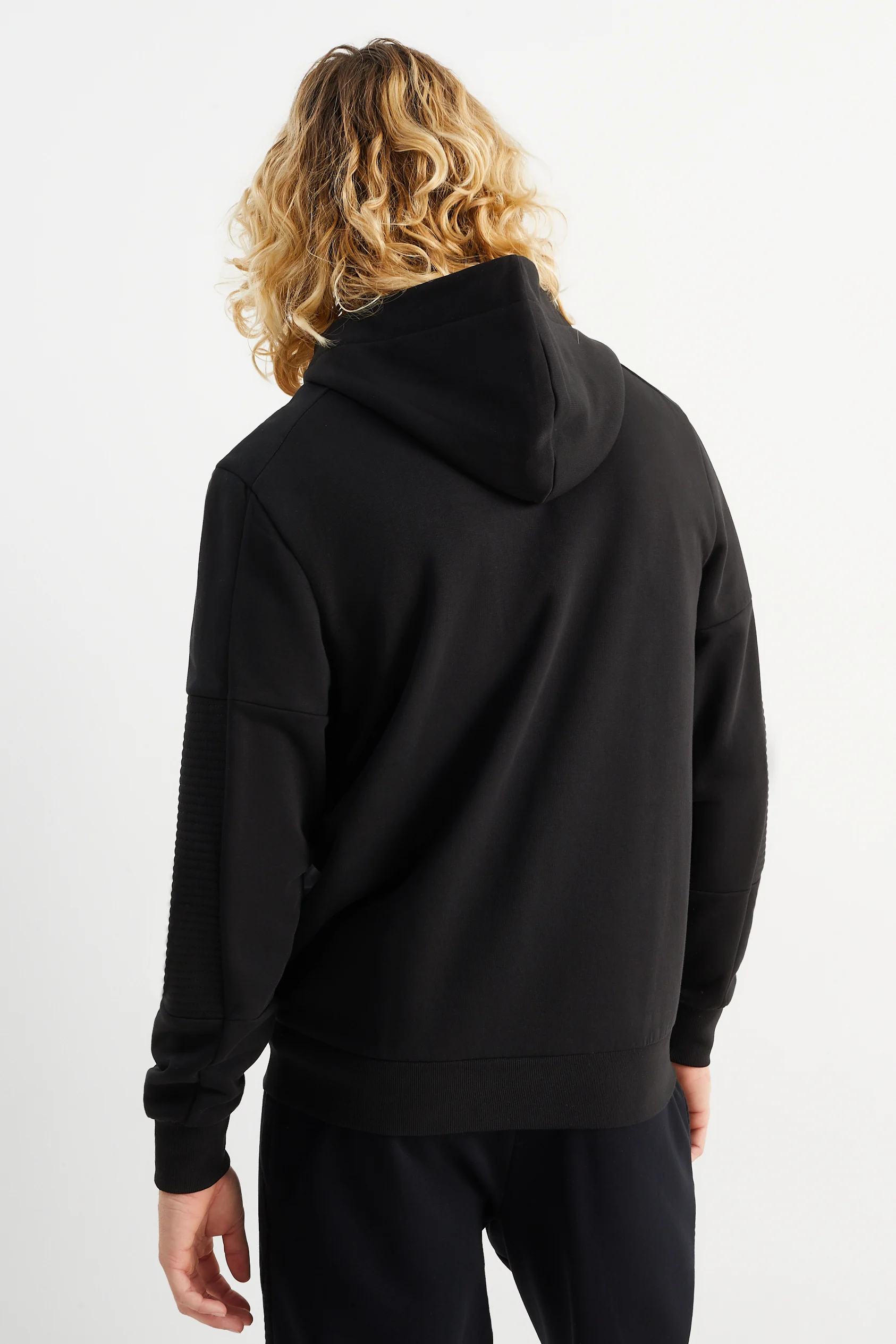 Zip-through hoodie