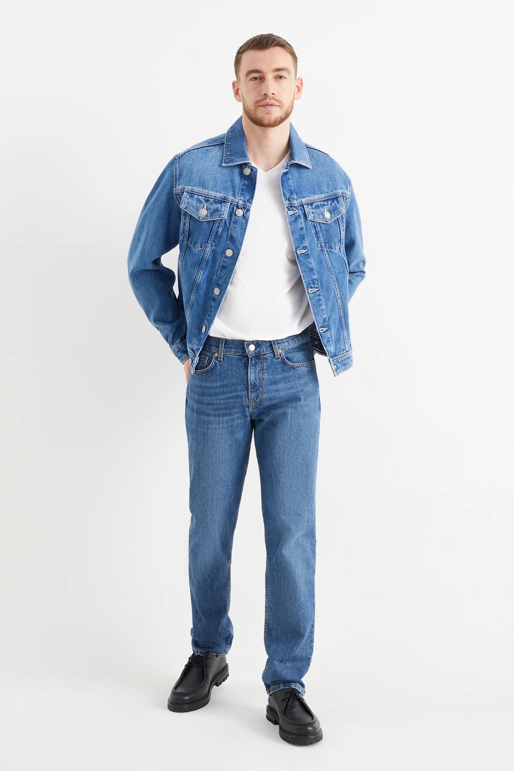 Premium Denim by C&A - straight jeans