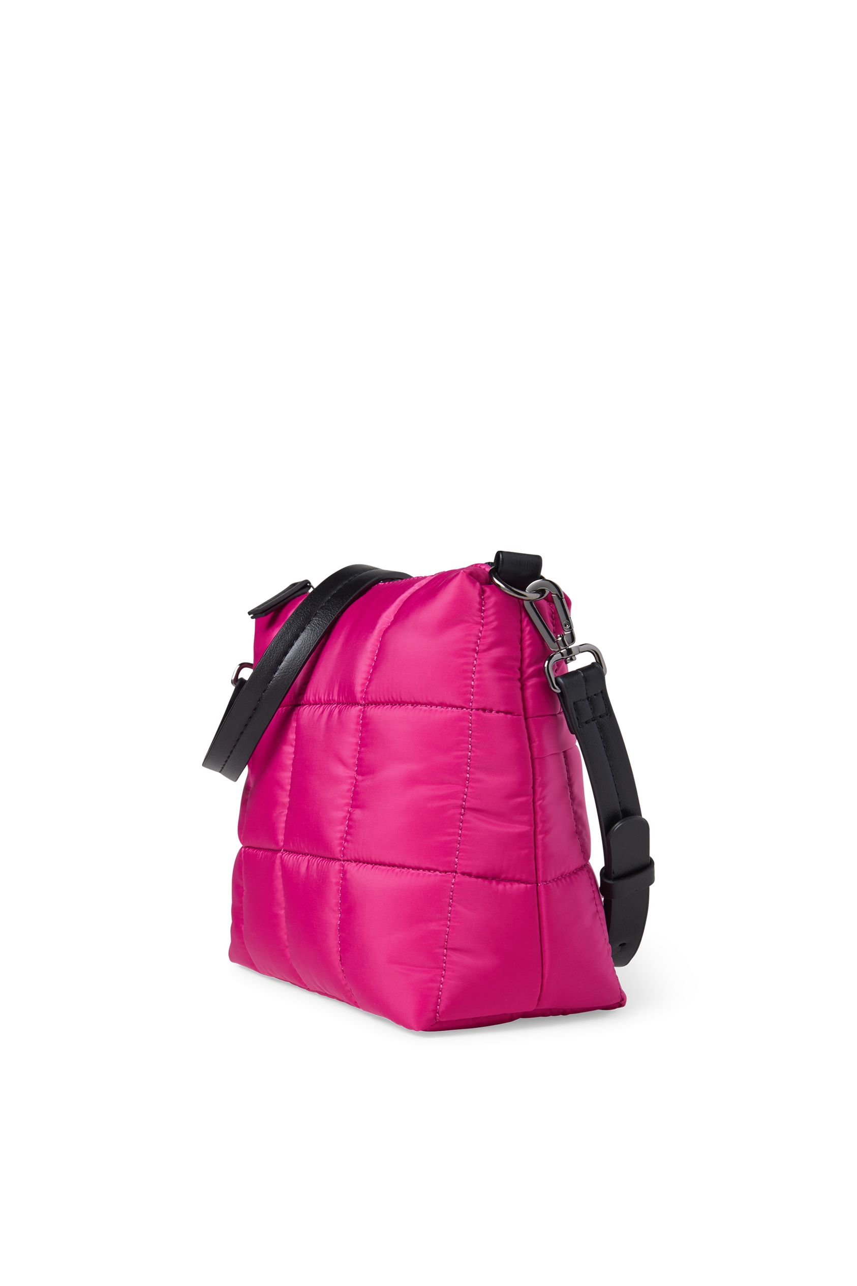 Small quilted shoulder bag with detachable bag strap