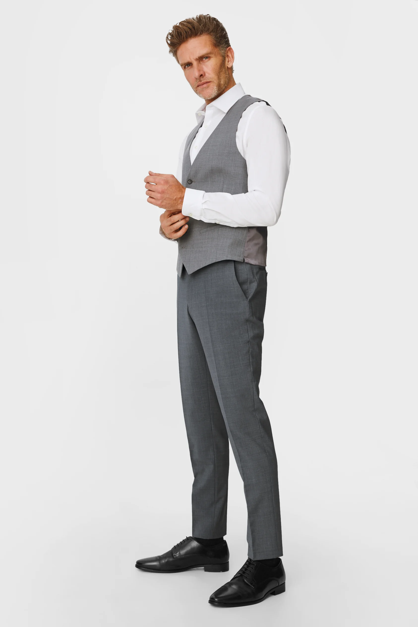 Mix-and-match suit trousers - slim fit - flex - new wool blend - LYCRA?
