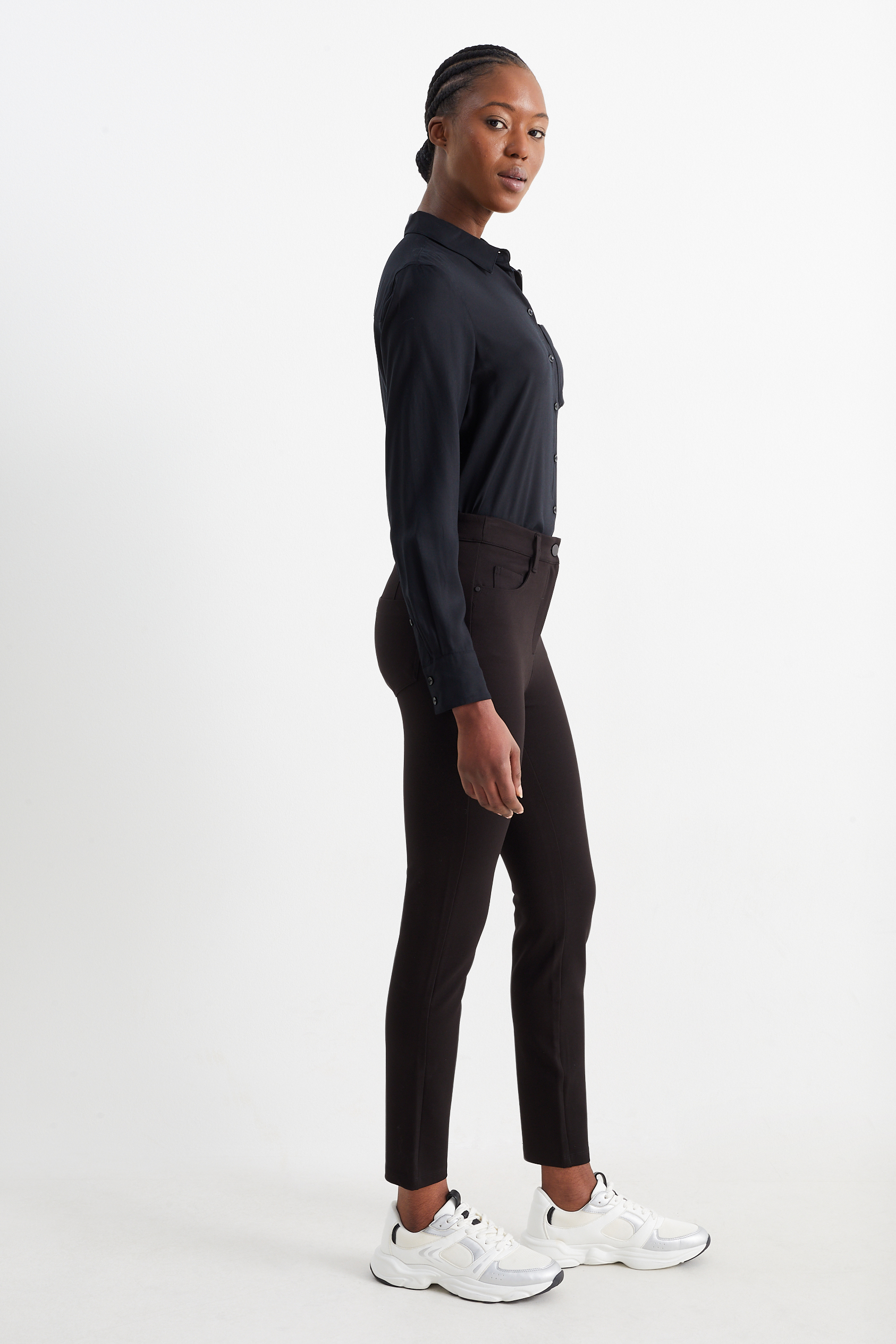 Jersey trousers - skinny fit