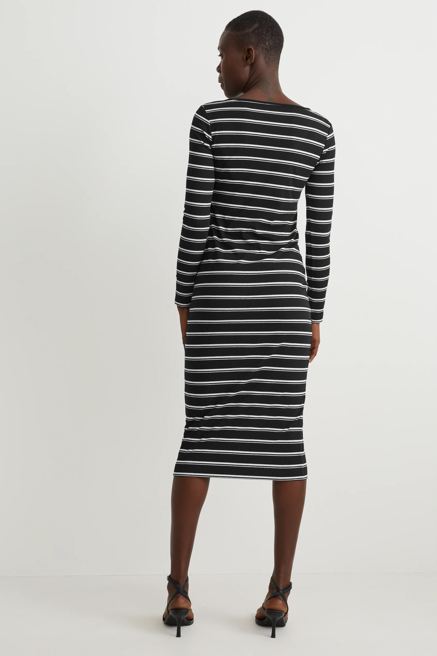 Bodycon dress - striped