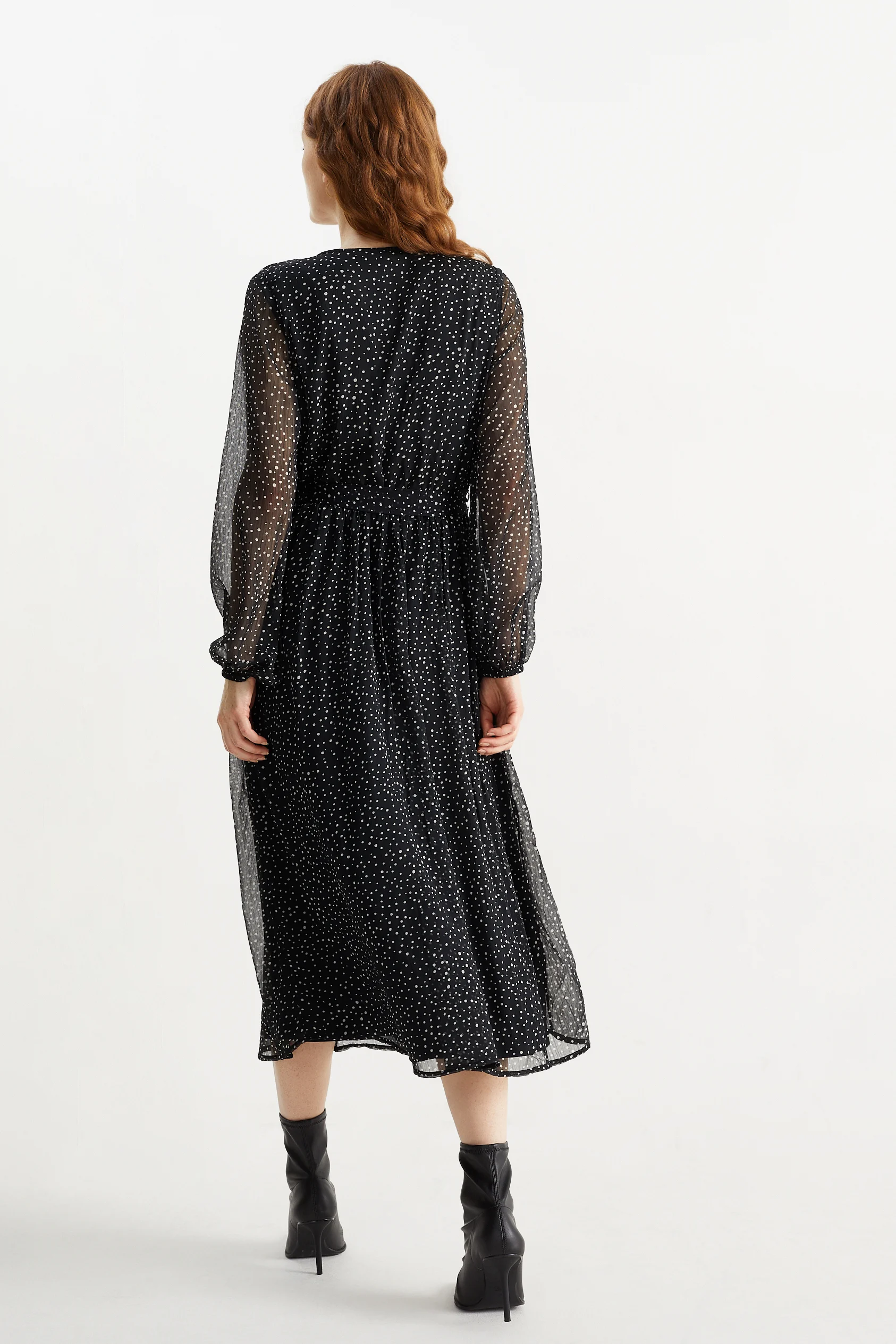 Wrap dress - polka dot