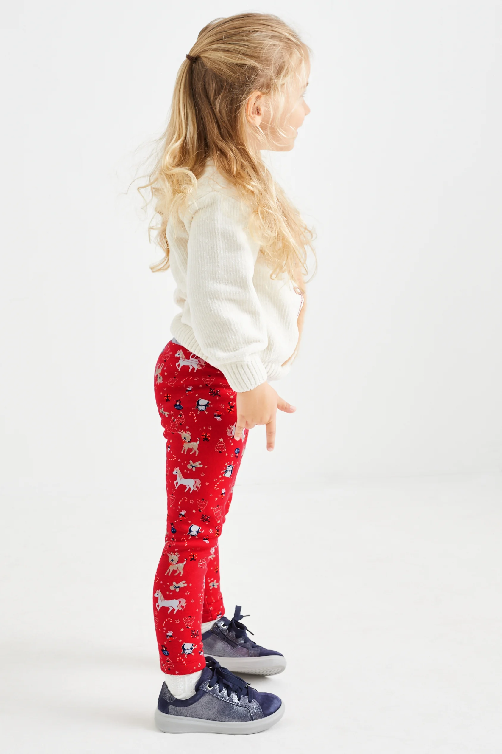 Unicorn - Christmas thermal leggings