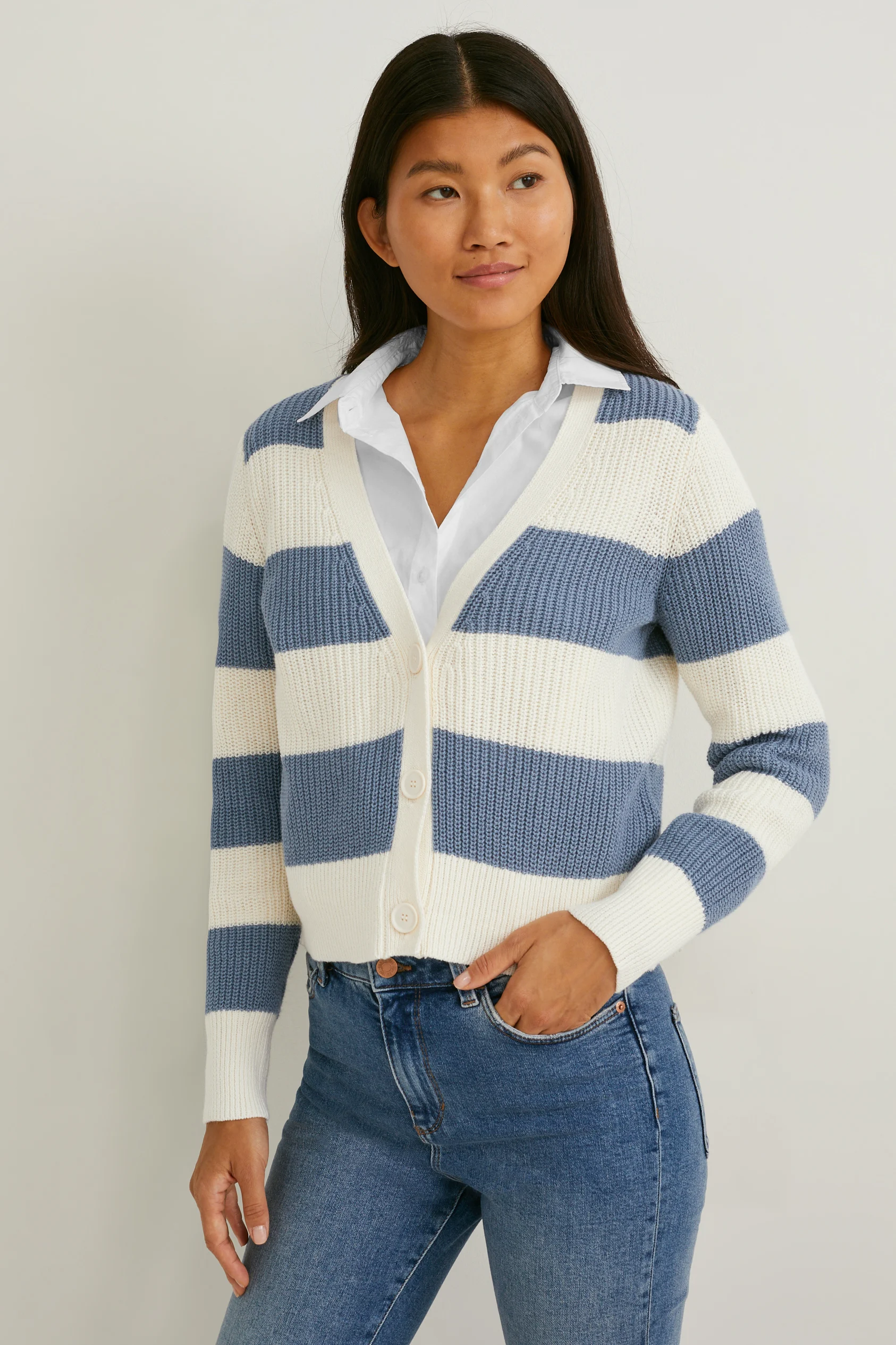 Cardigan - striped
