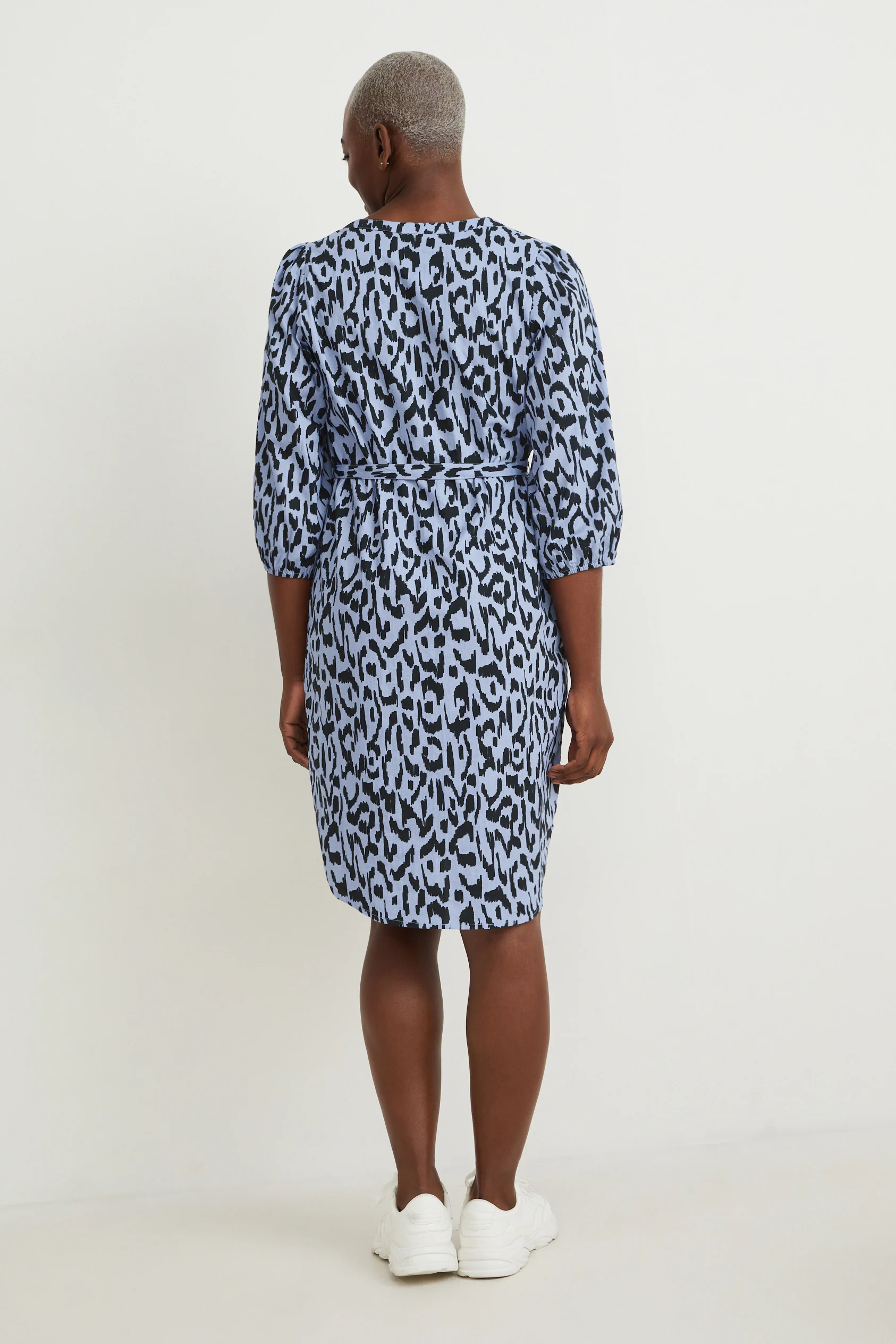 Nursing dress - patterned